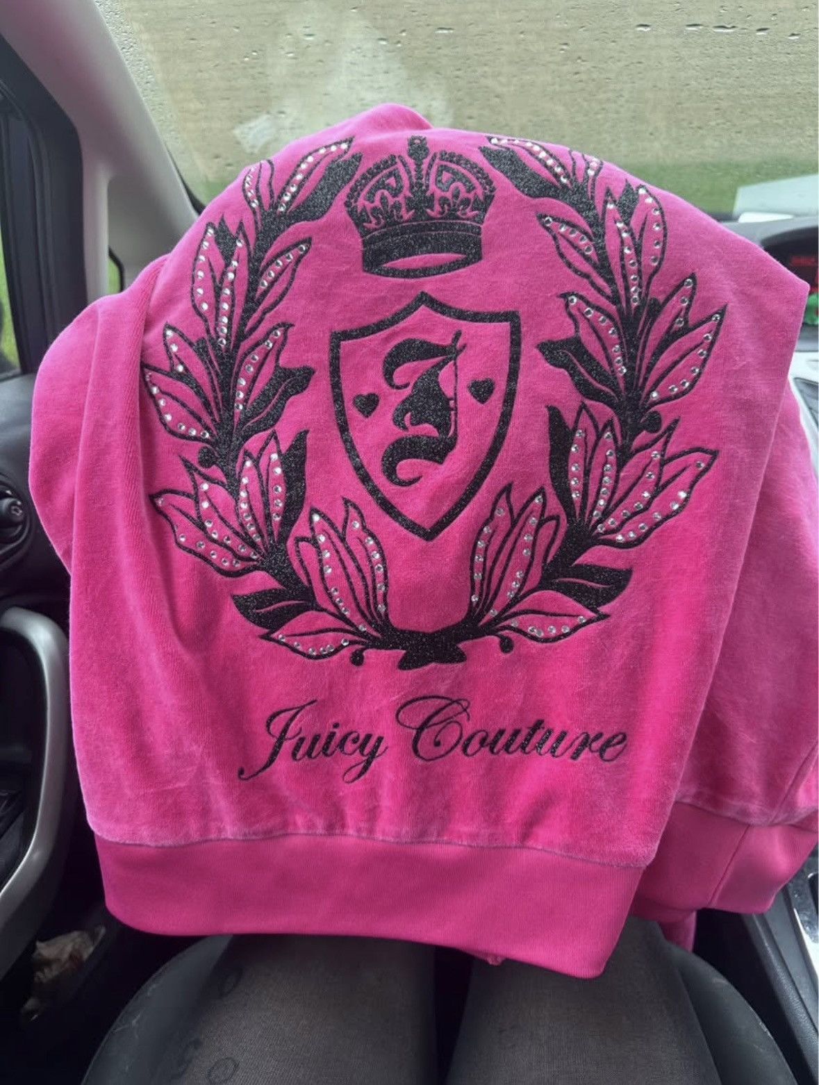 Juicy Couture Juicy Couture Velour zip up Size L / US 10 / IT 46 - 1 Preview