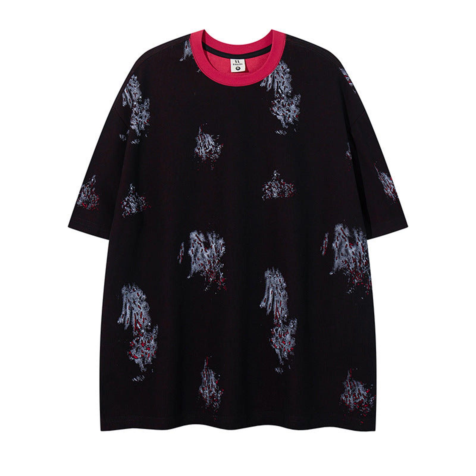 Japanese Brand Paint Splatter Tie Dye Graphic Oversized T-Shirt Size US M / EU 48-50 / 2 - 1 Thumbnail