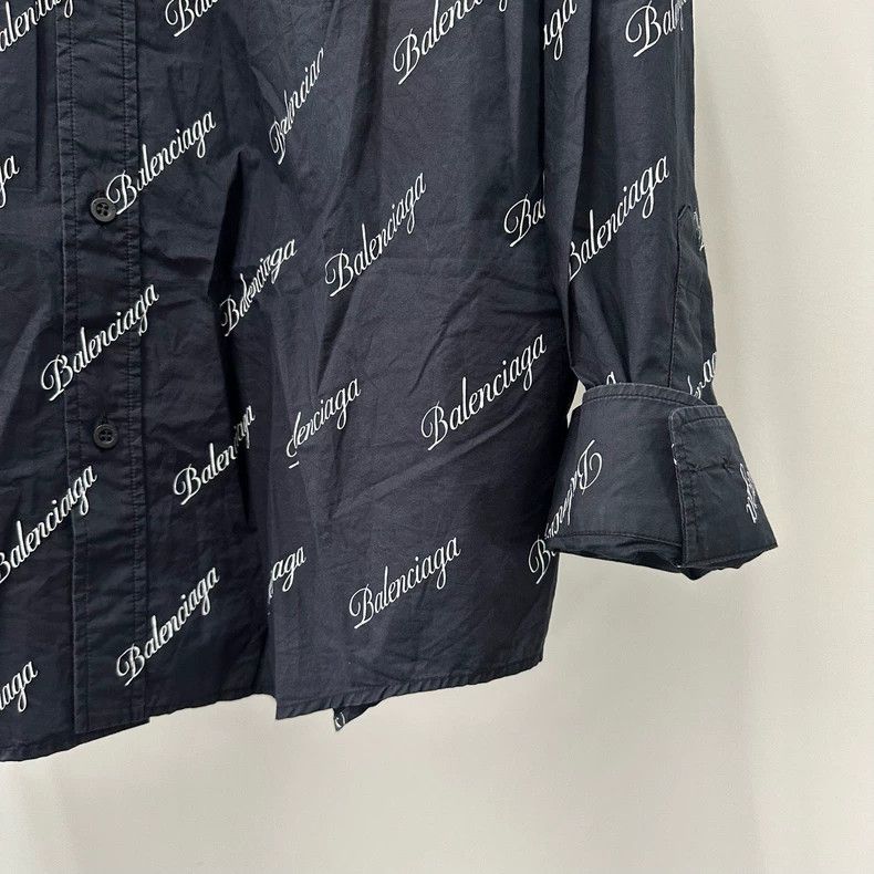 Balenciaga Balenciaga size 37 SS21 Long Sleeve Shirt with Full Bullet Size US M / EU 48-50 / 2 - 4 Thumbnail