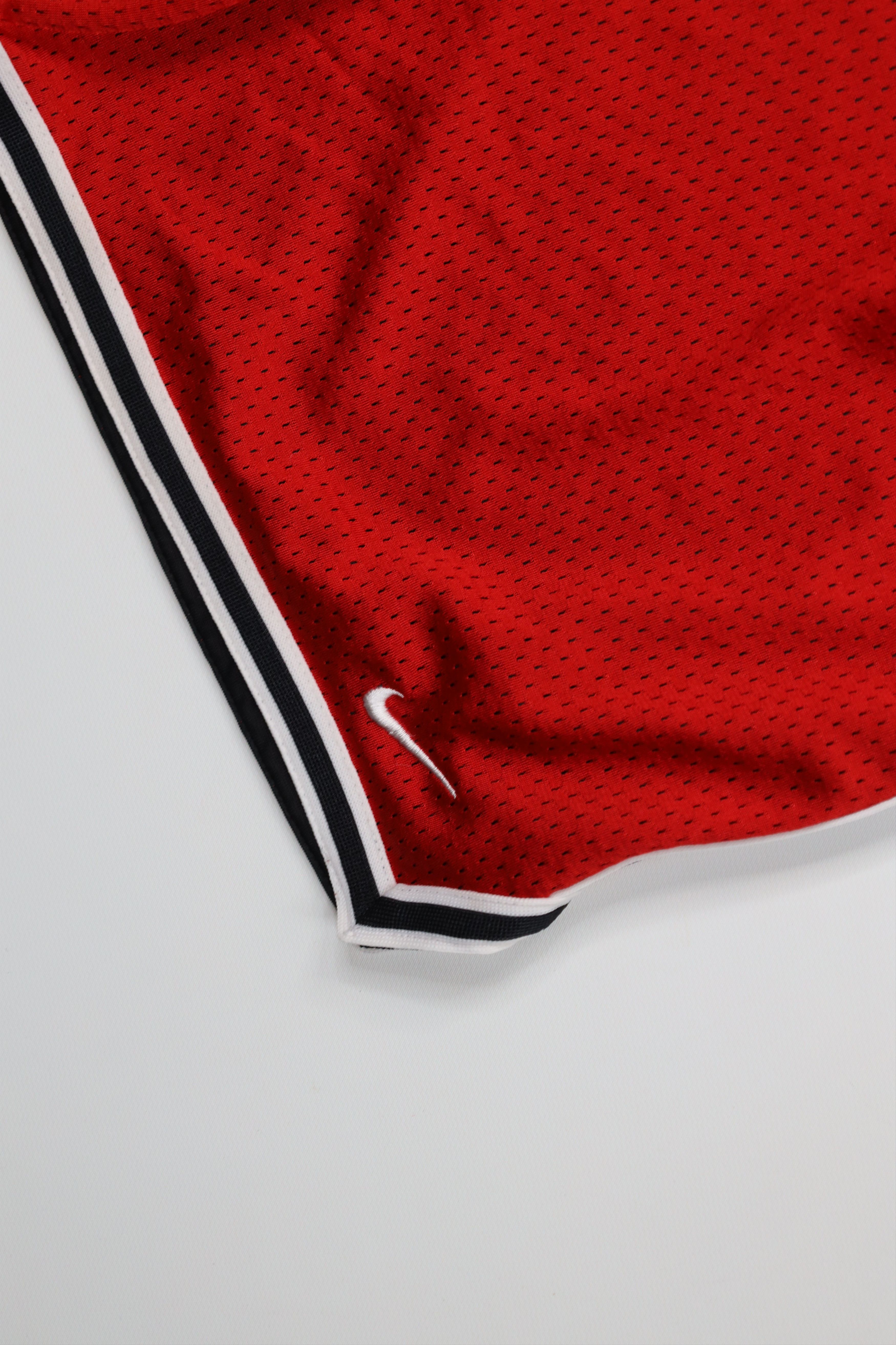 Nike Vintage Y2K Nike Scott Mini Swoosh Above Knee Shorts Red Size US 32 / EU 48 - 5 Thumbnail