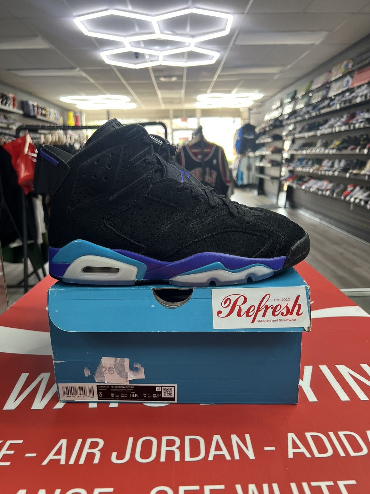 Jordan Brand Air Jordan 6 Aqua Size 8 Size US 8 / EU 41 - 1 Thumbnail