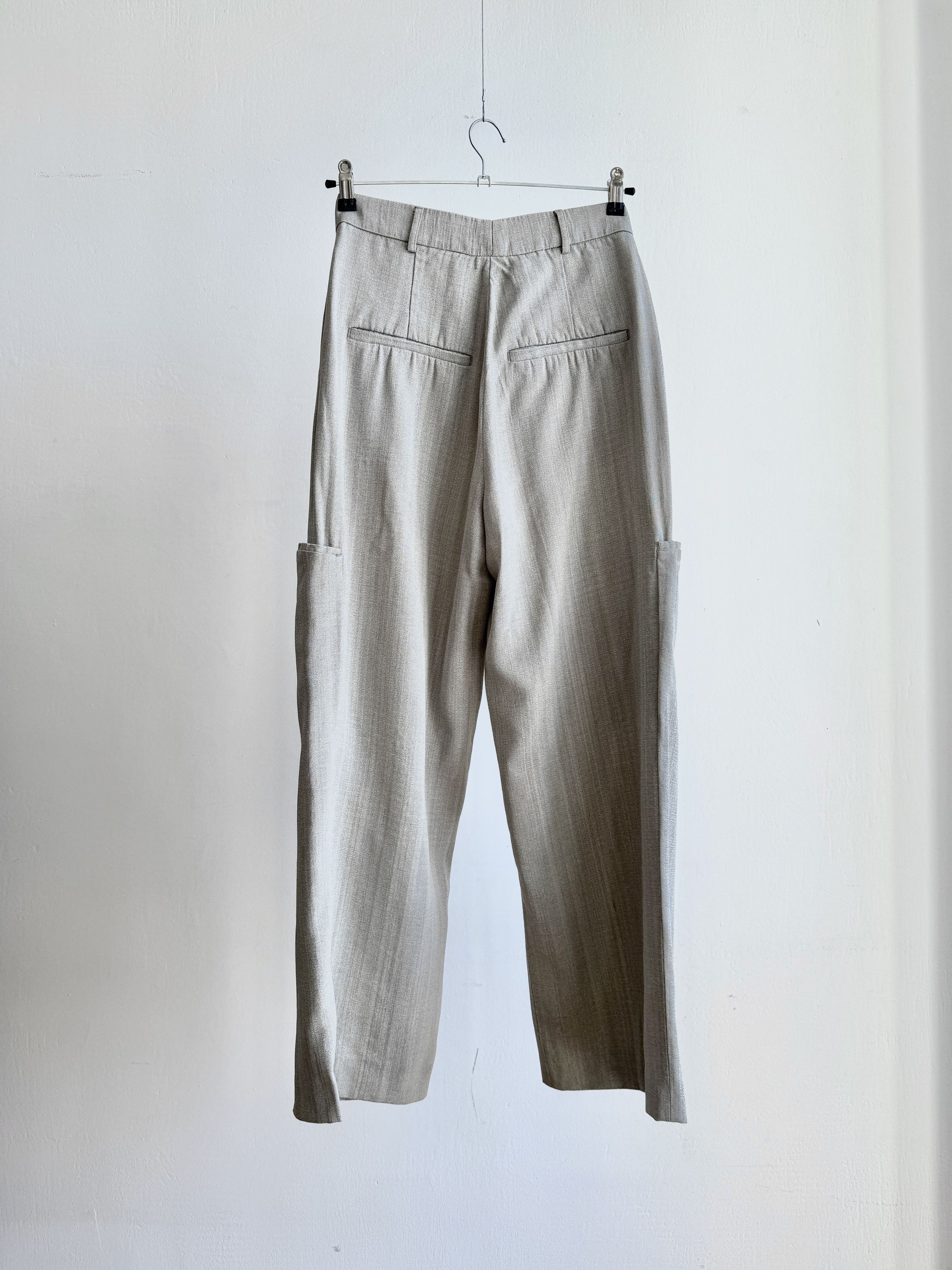Jacquemus Wide Pants Baggy Checked Silk RB0021 Size 36" / US 14 / IT 50 - 5 Thumbnail