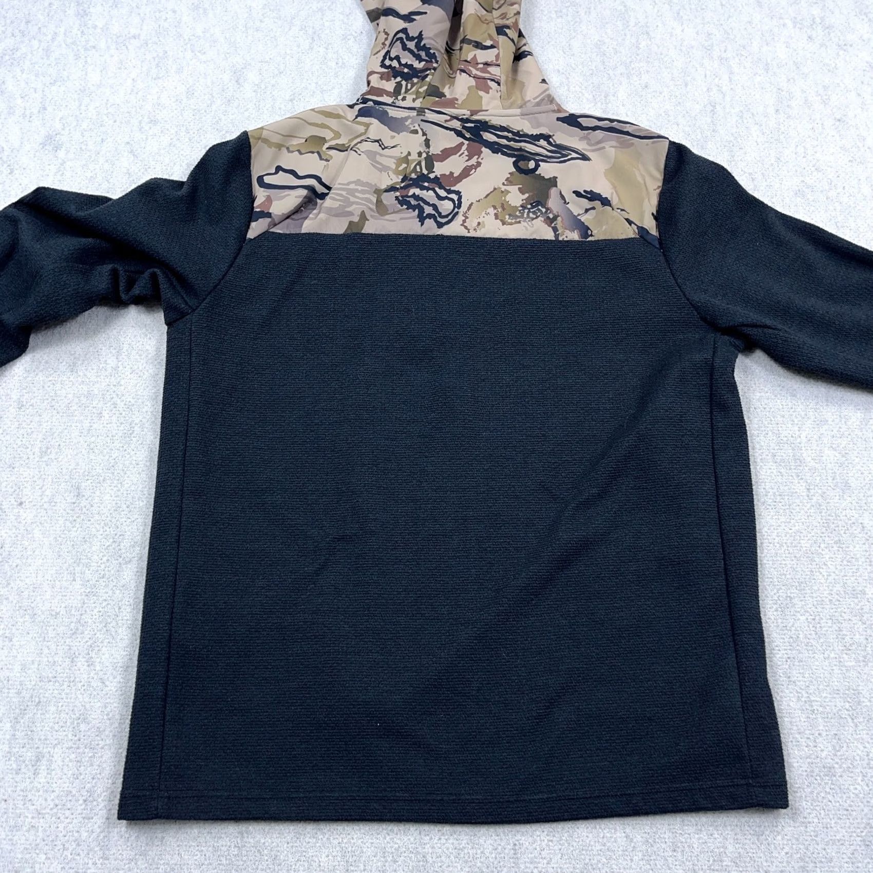 Under Armour Under Armour Hoodie Large Black Camo Sweatshirt Hunting Loose Fit 1/4 Zip Men Size US L / EU 52-54 / 3 - 5 Thumbnail