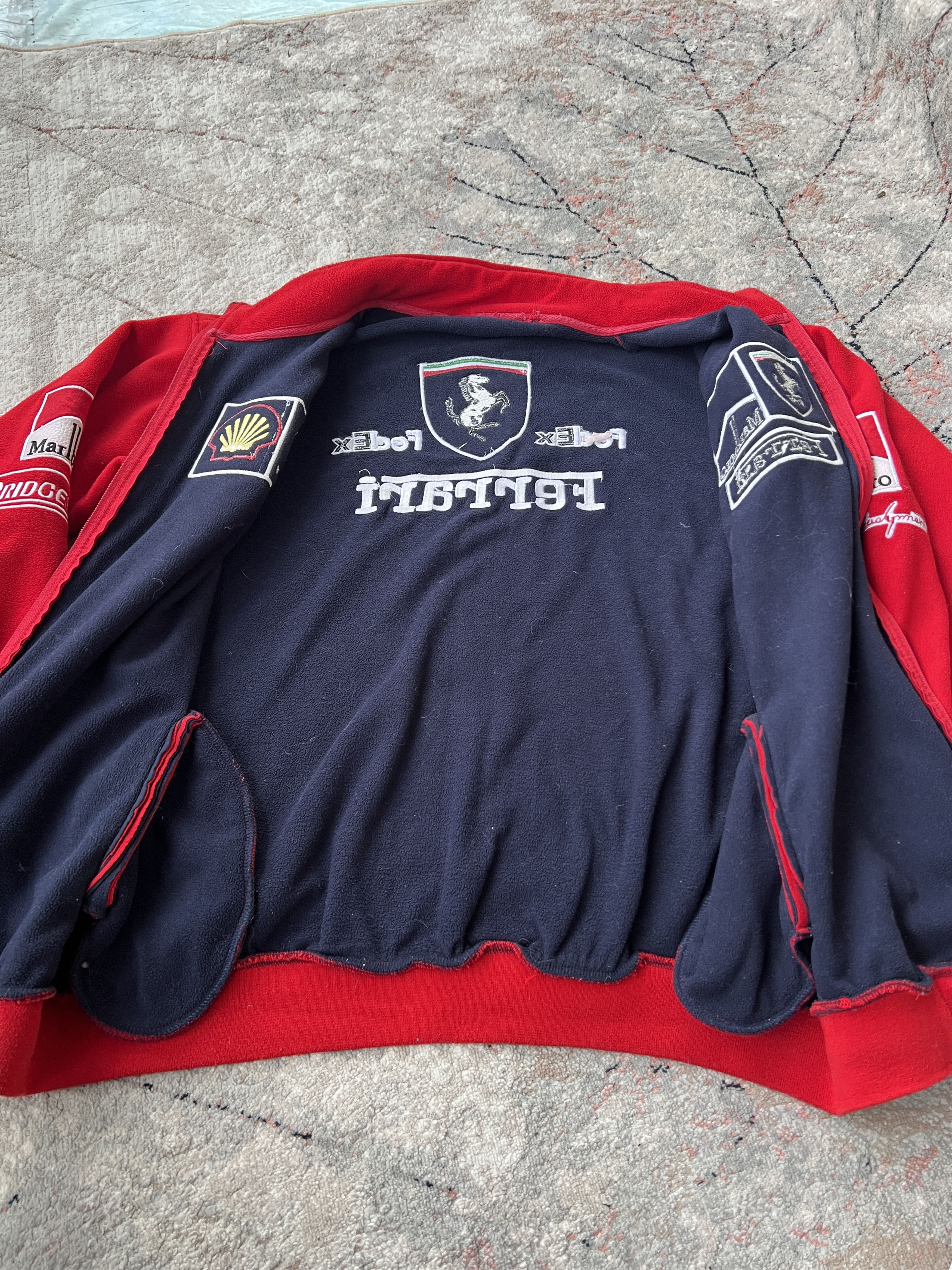 Ferrari Vintage Scuderia Ferrari Marlboro Vodafone Fedex F1 Jacket Size US XL / EU 56 / 4 - 3 Thumbnail