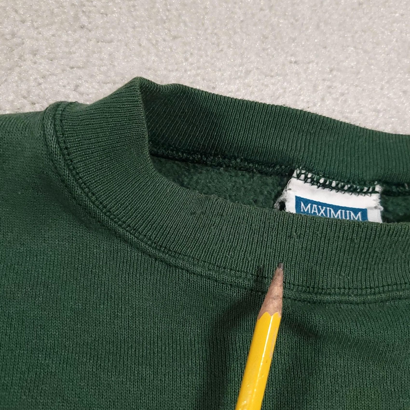 Vintage VINTAGE Maximum Sweats Sweatshirt Mens XL Green Crewneck Pullover Cotton Blend 50/50 Solid Fleece Size US XL / EU 56 / 4 - 6 Thumbnail
