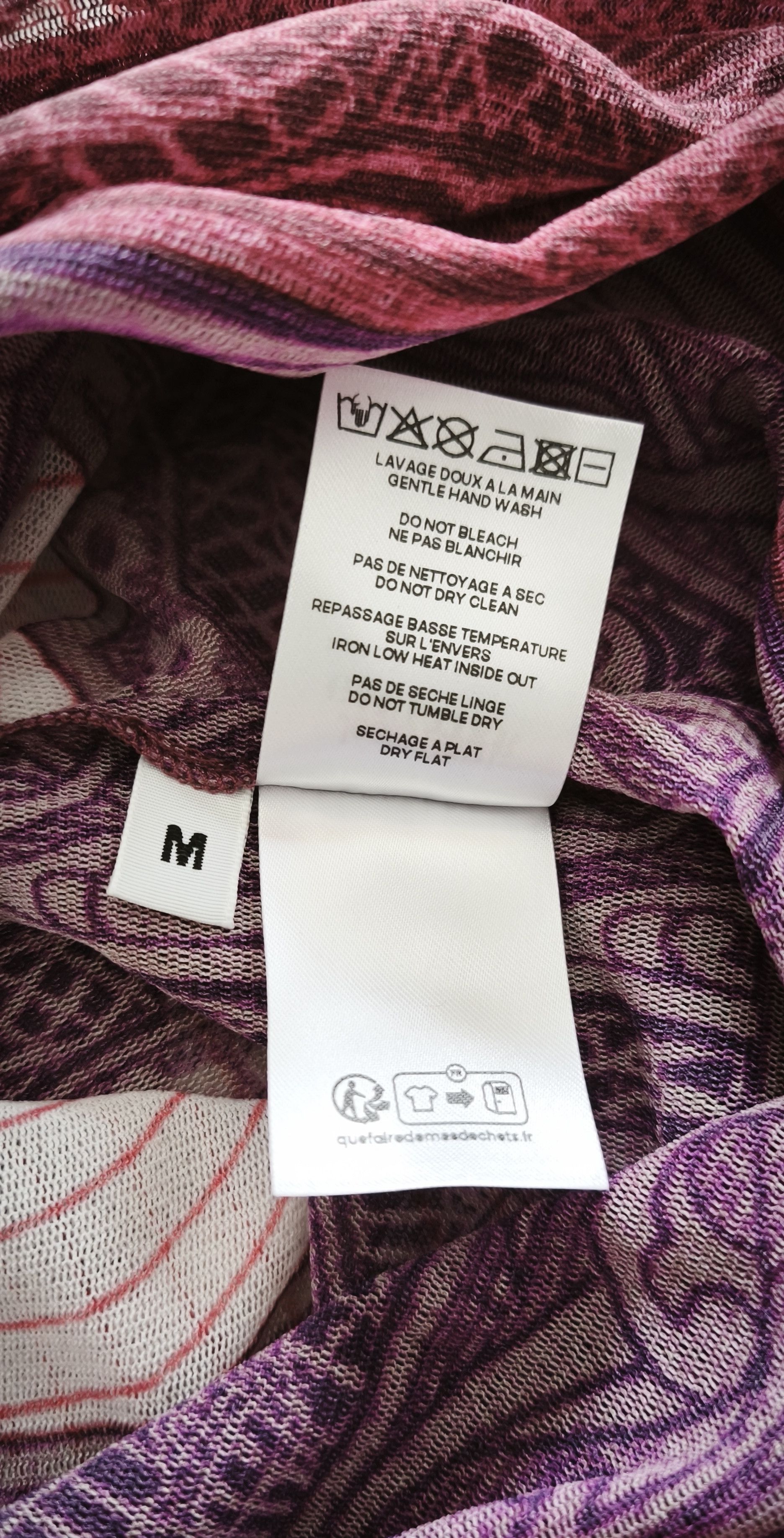 Jean Paul Gaultier Cartouche short dress in purple and burgundy Size M / US 6-8 / IT 42-44 - 4 Thumbnail