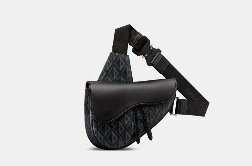 Dior o1w1db10325 1ADP Size: OS / Saddle Bag in Black Size ONE SIZE - 2 Thumbnail