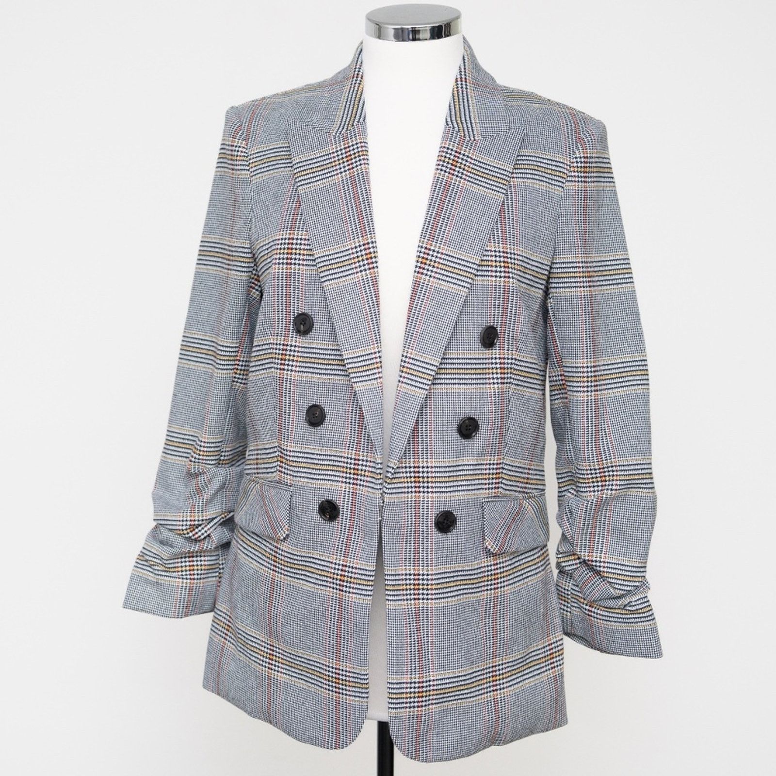 Veronica Beard. Miller Plaid Dickey Jacket.