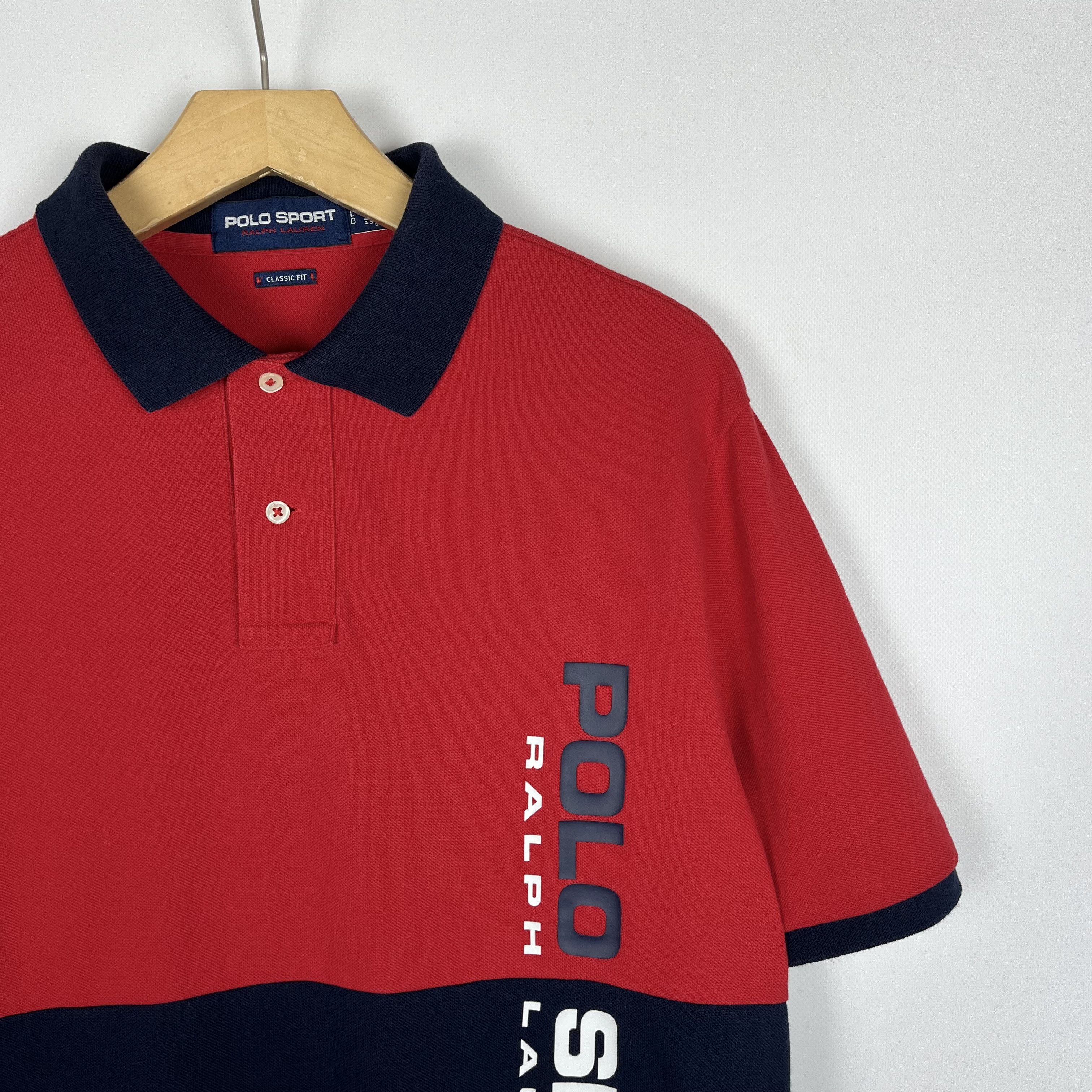 Ralph Lauren Polo Sport Ralph Lauren Big Logo Polo Shirt Size US L / EU 52-54 / 3 - 2 Thumbnail