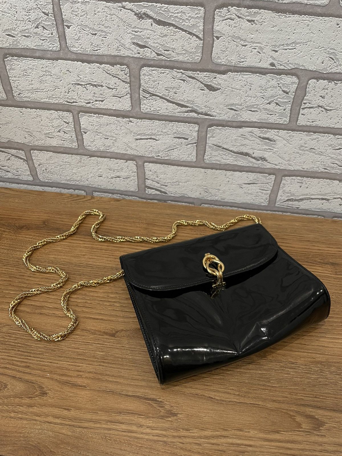 Gucci Gucci Shoulder Bag Small Dark Blue Leather Size ONE SIZE - 13 Thumbnail