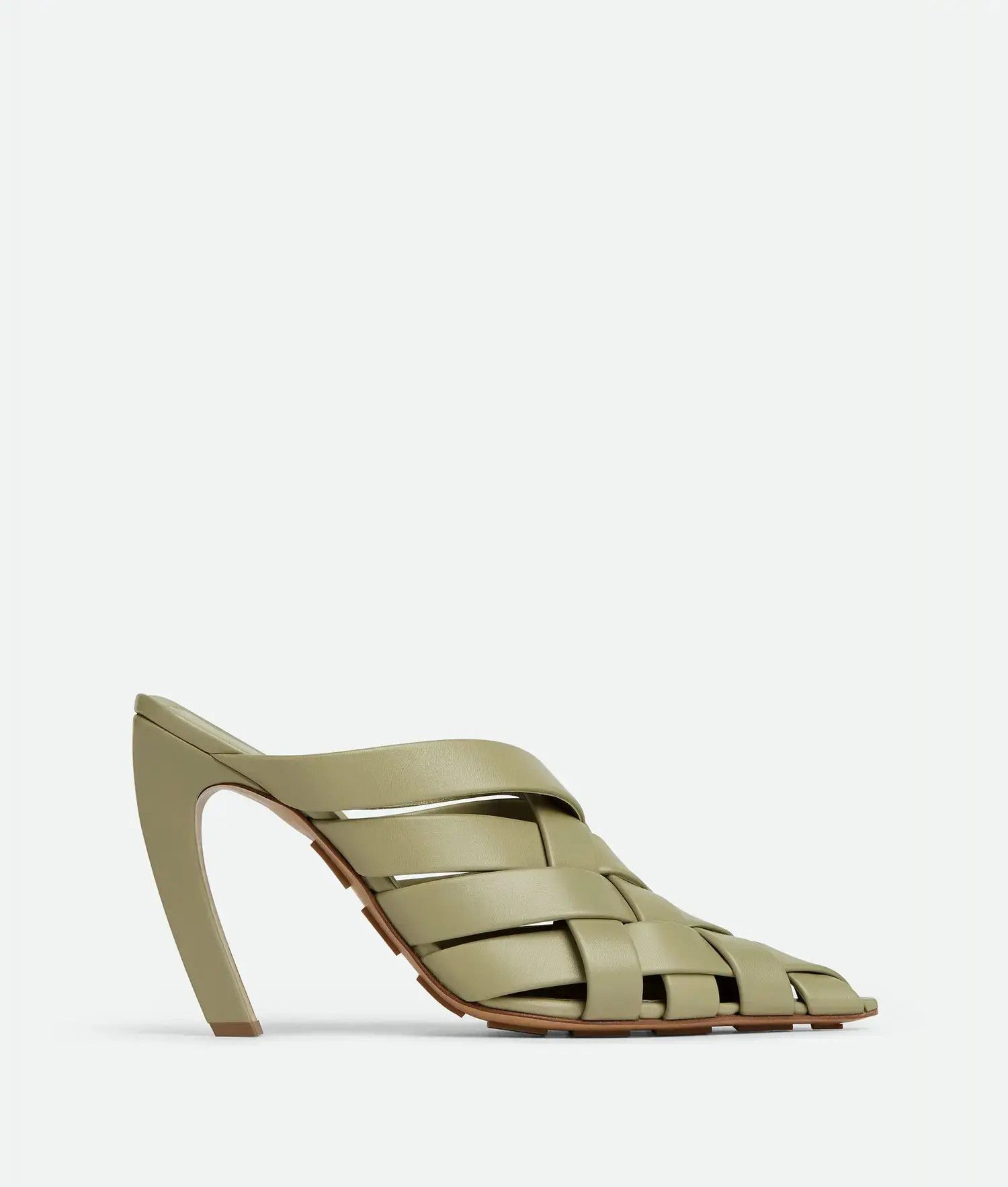 Bottega Veneta o1bcso1str0225 Alfie Mules in Green Size US 8.5 / IT 38.5 - 1 Thumbnail