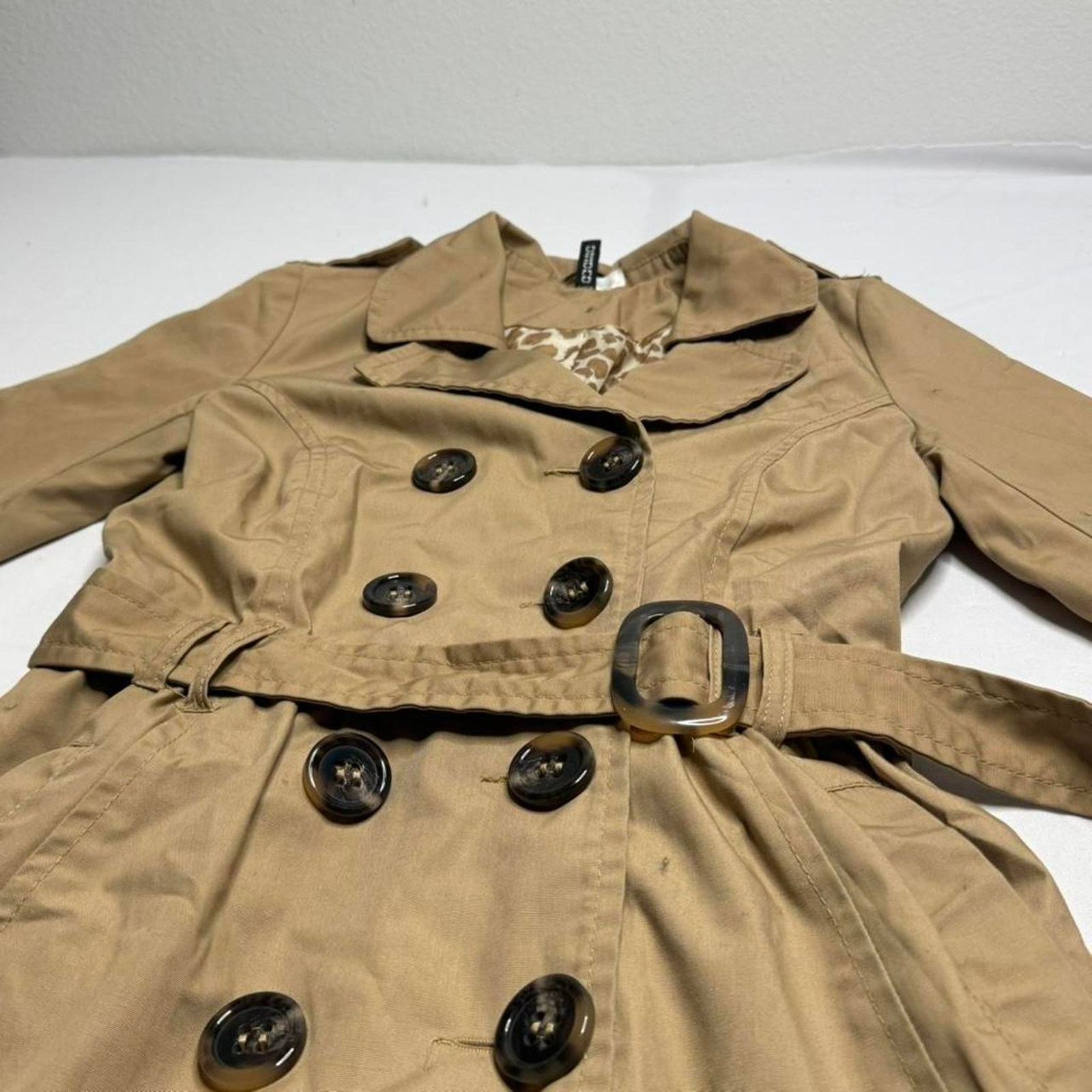 Other Trench Coat Khaki Button Detail Size (4) Small Going Out Size S / US 4 / IT 40 - 4 Thumbnail