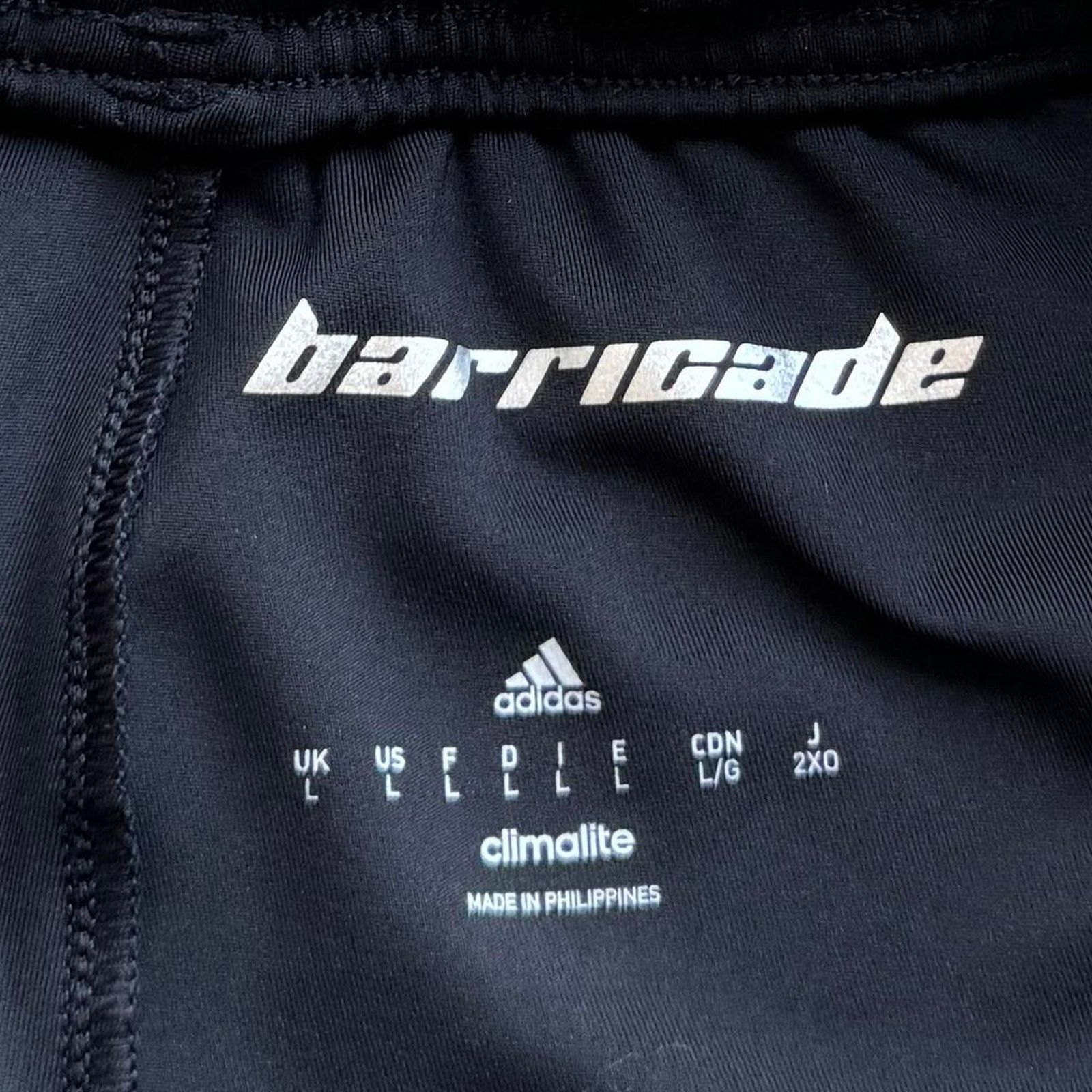Adidas × Japanese Brand × Vintage Vintage Y2K Adidas Barricade Tech Cyber Grunge Sweatpants Size US 34 / EU 50 - 4 Thumbnail