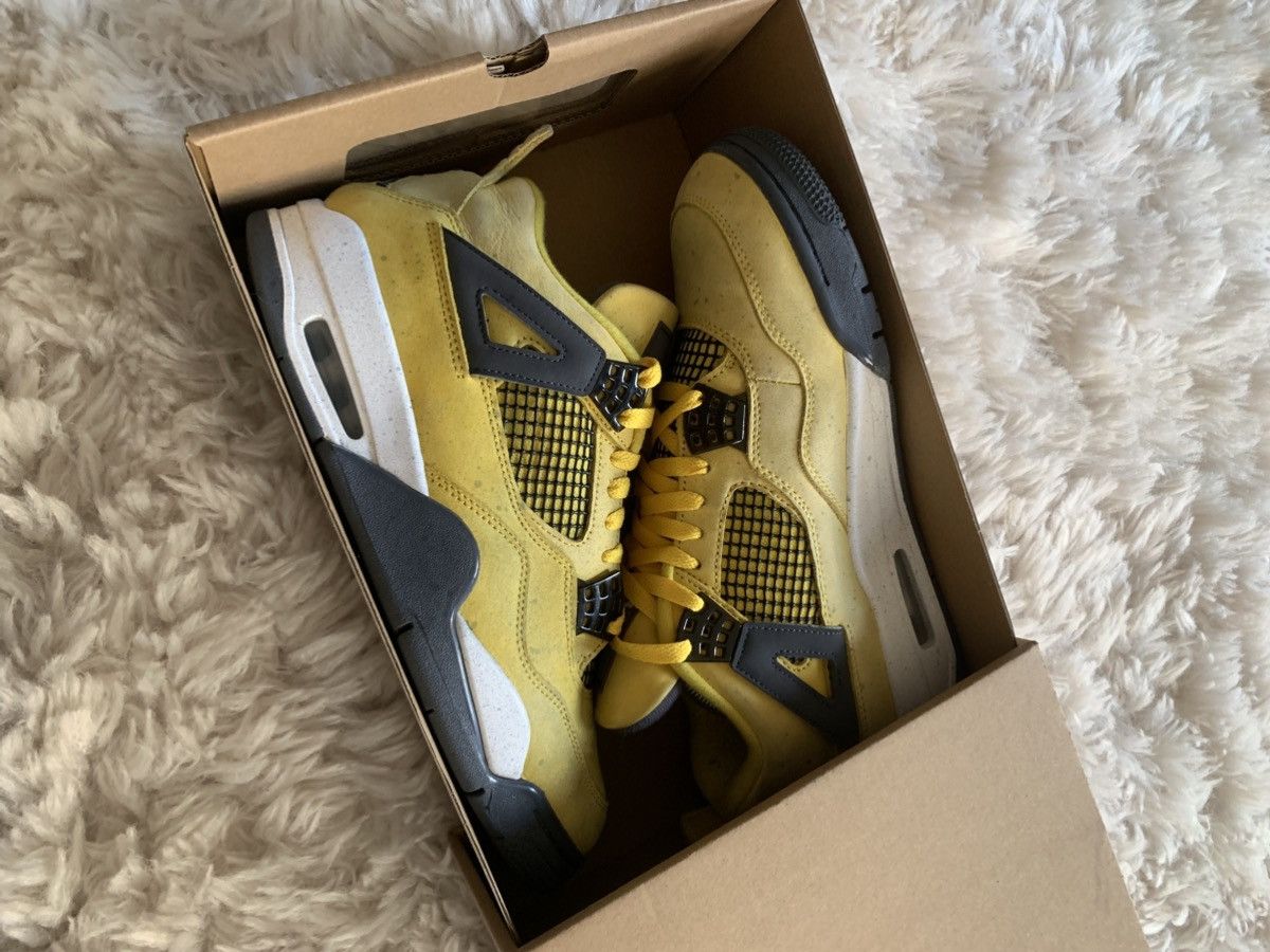 Jordan Brand Air Jordan 4 Lightning 2021 – Size US 9.5 – CT8527-700 Size US 9.5 / EU 42-43 - 10 Thumbnail