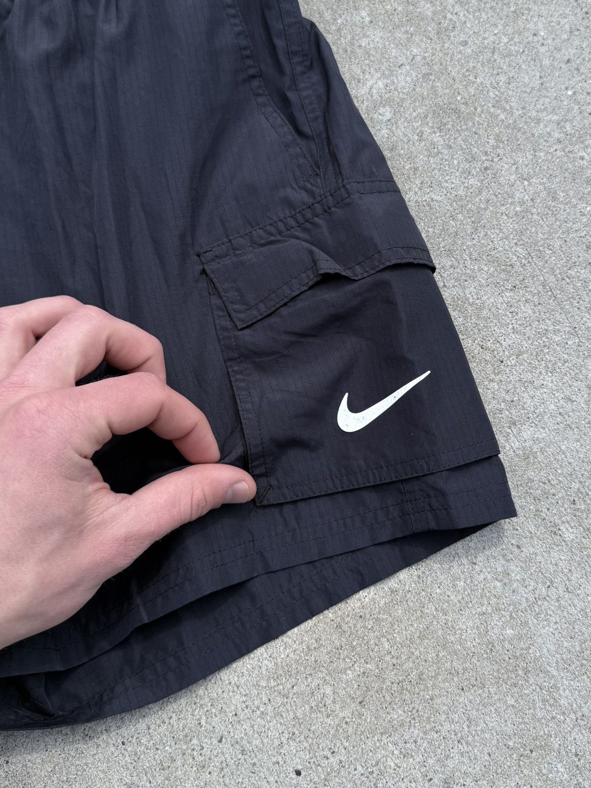 Other Vintage Nike avantgarde streetwear buggy wide jeans Size US 32 / EU 48 - 4 Thumbnail