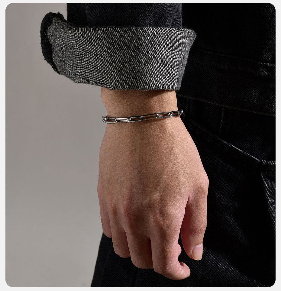 Jewelry 5mm Chain Bracelet Size ONE SIZE - 2 Thumbnail