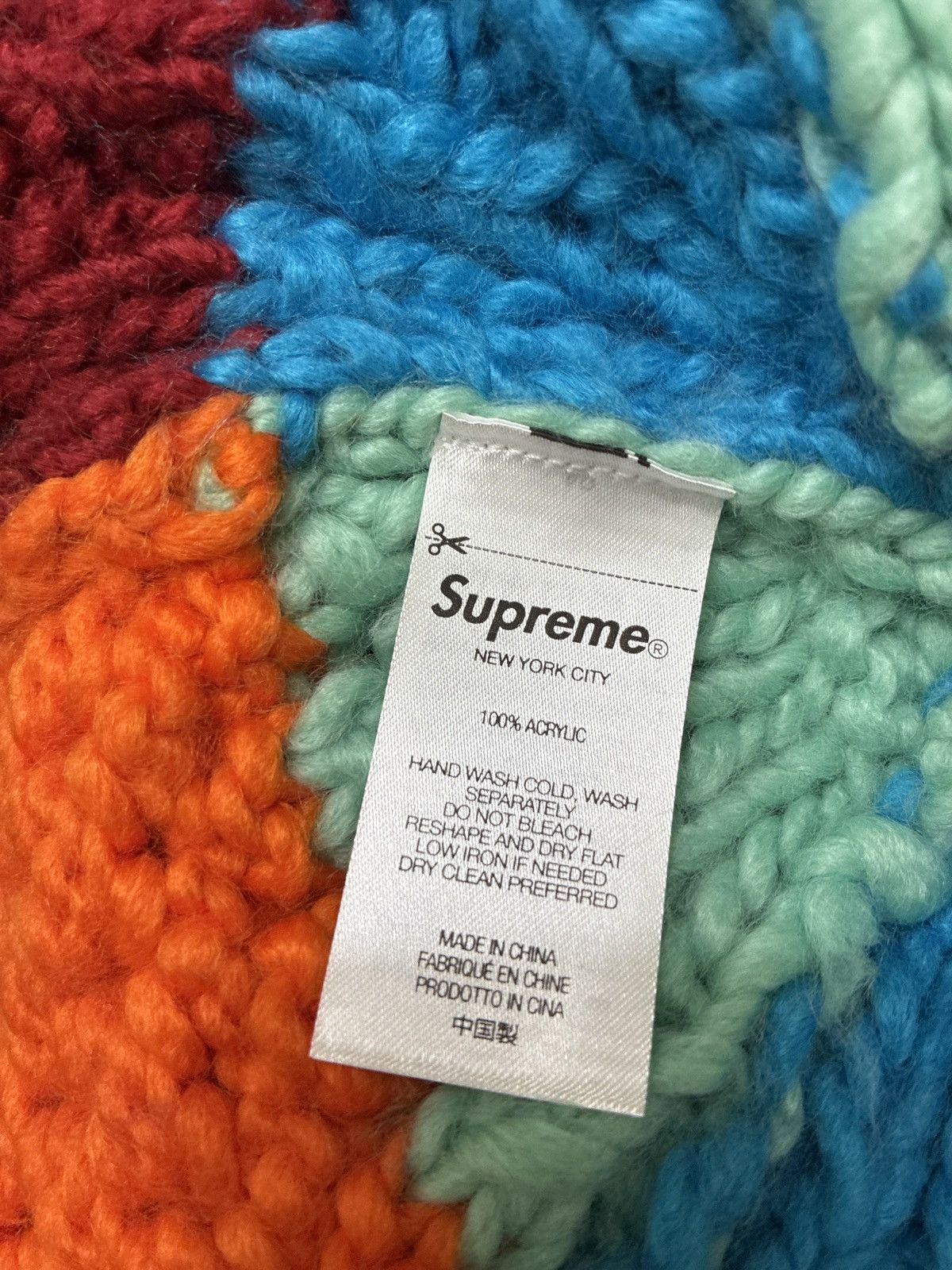 Supreme Supreme Block Knit Beanie Multicolor Size ONE SIZE - 5 Thumbnail