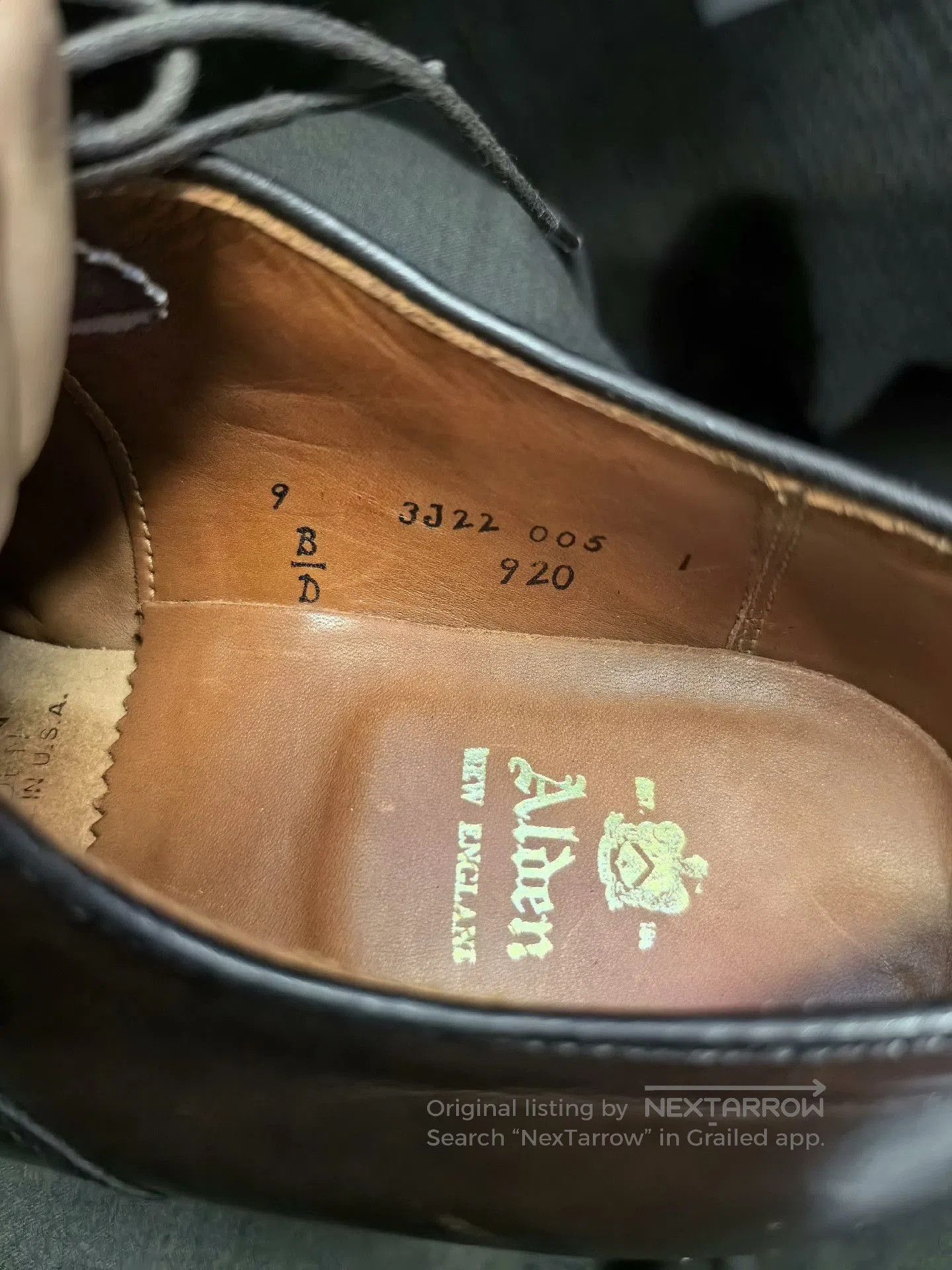 Alden Alden 920 Men's Leather Shoes. Size US 9 / EU 42 - 3 Thumbnail