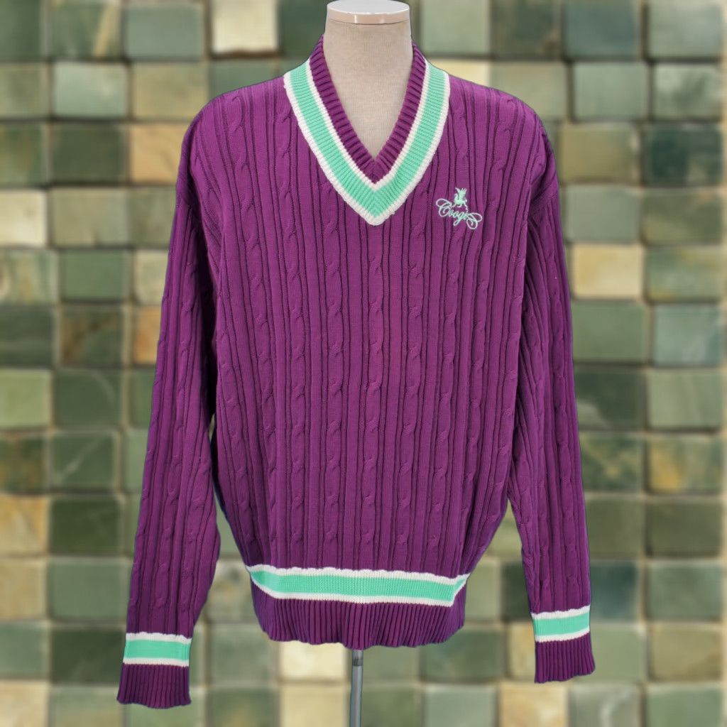 Coogi VTG Coogi Sweater Shirt 2XL Adults Purple 2000s Early 2000s Vintage Casual Mens Womens Size US XXL / EU 58 / 5 - 1 Thumbnail
