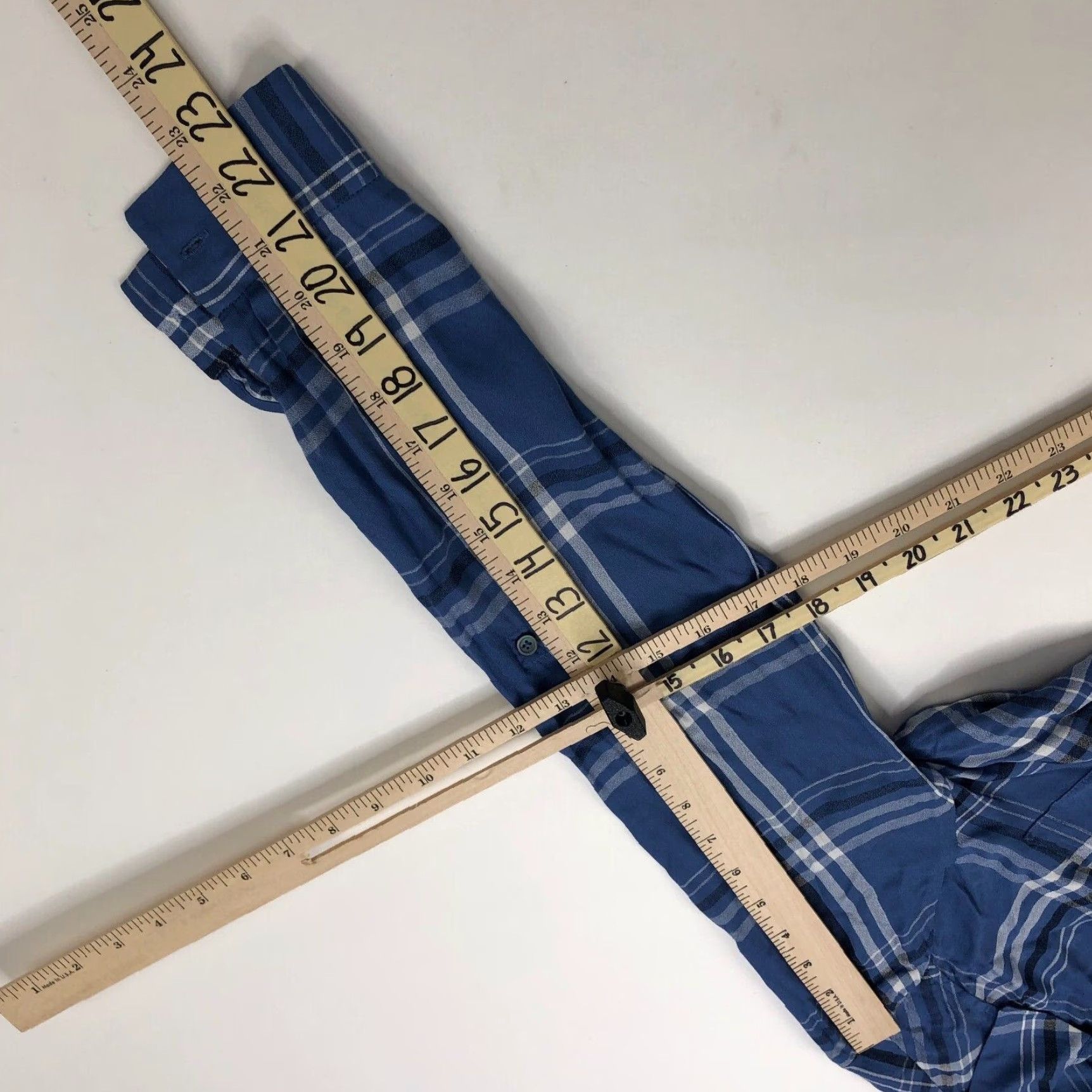 Joie JOIE Shirt XS Multicolor Plaid 100% Rayon Lightweight Button-Up Long Sleeve Women Size XS / US 0-2 / IT 36-38 - 6 Thumbnail