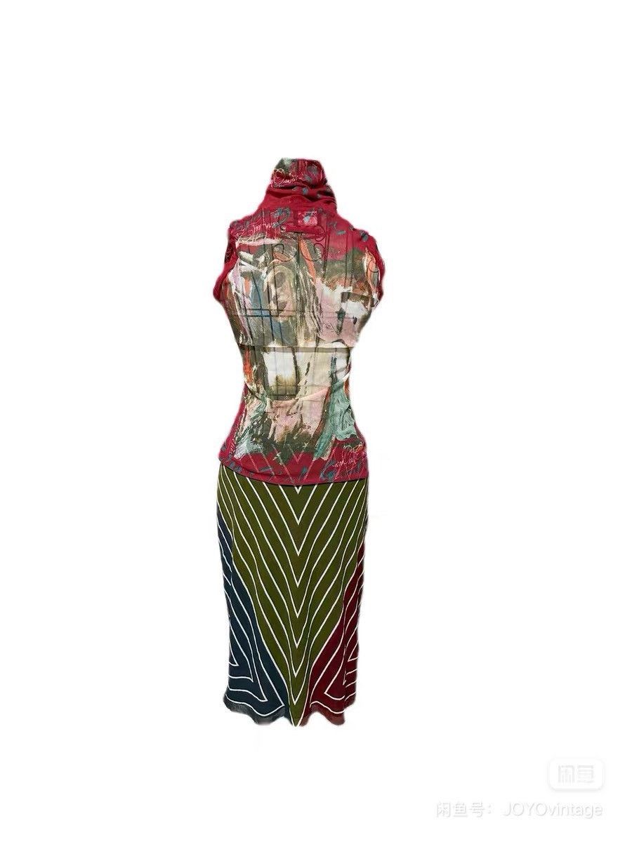 Jean Paul Gaultier Jean Paul Gaultier Portrait Tulle Top Size M / US 6-8 / IT 42-44 - 1 Thumbnail