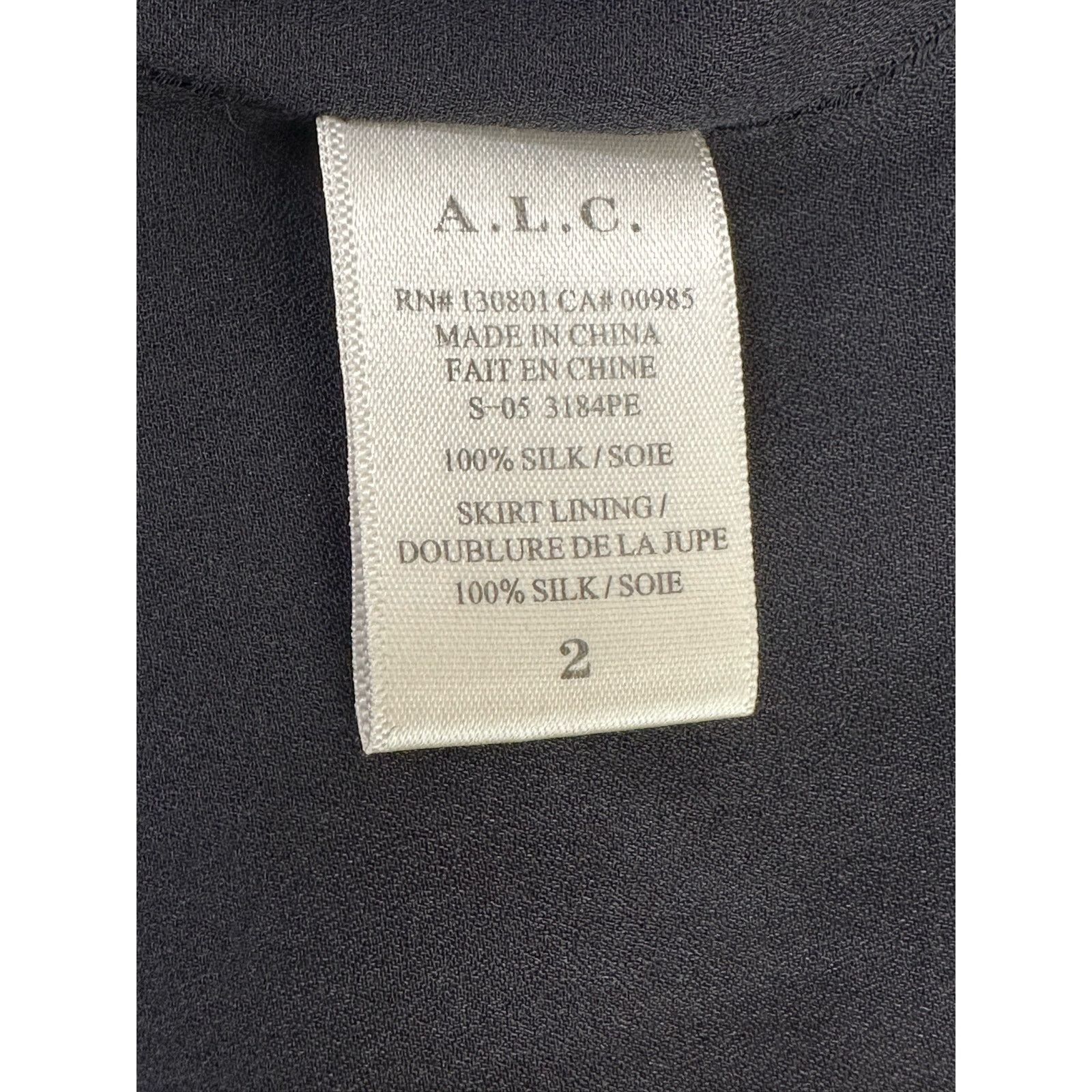 A.L.C. A.L.C blue floral belted handkerchief mini skirt size 2 Size 26" / US 2 / IT 38 - 4 Thumbnail