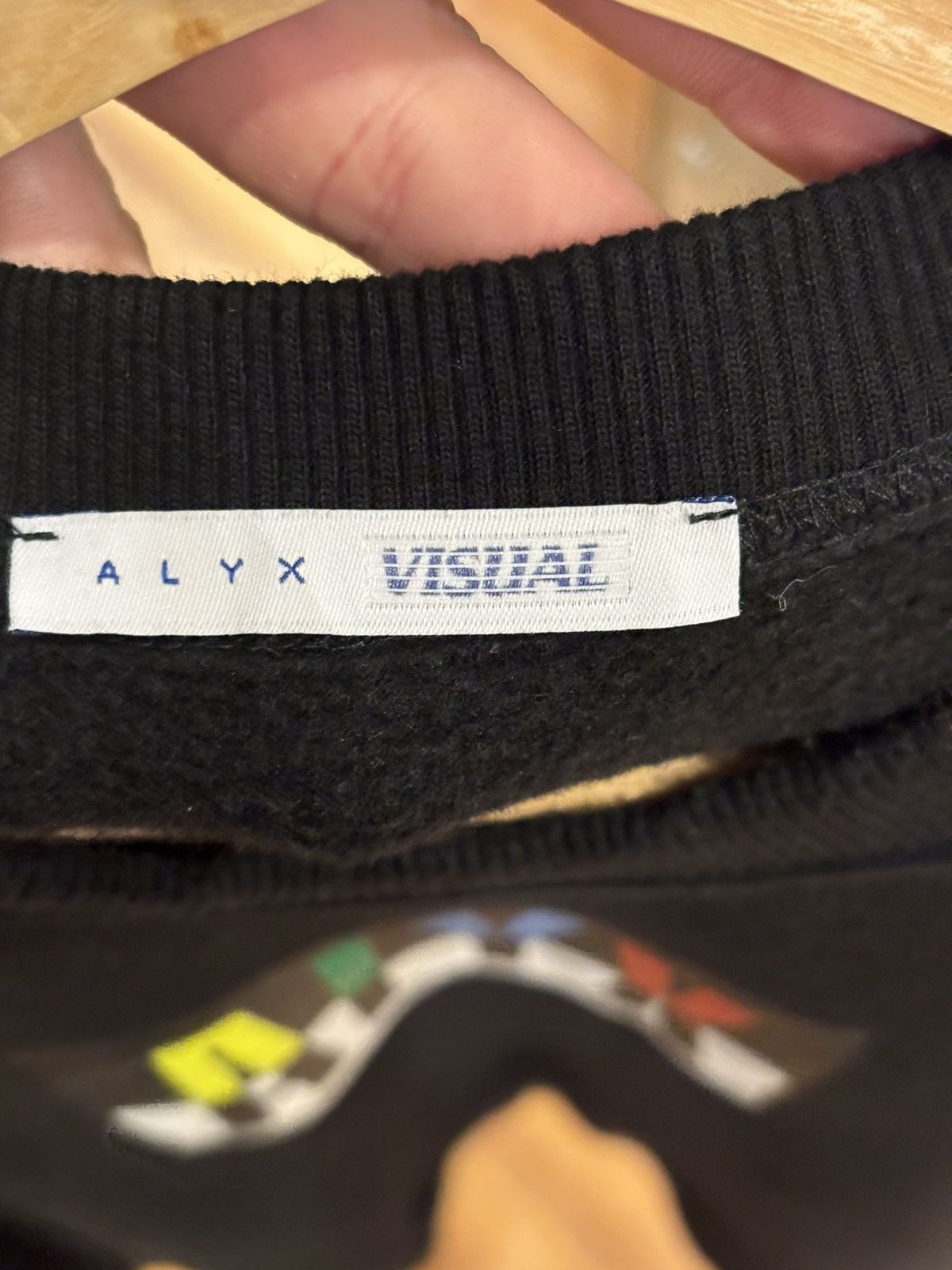 Alyx Alyx Visual Black Crewneck Size US L / EU 52-54 / 3 - 3 Thumbnail