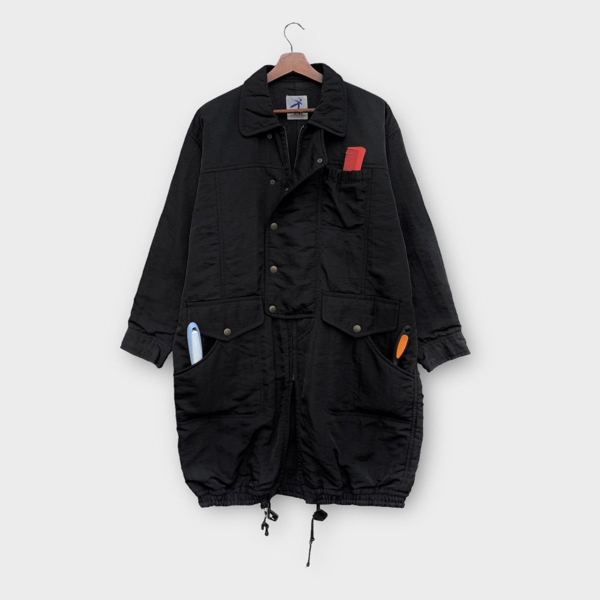 Issey Miyake ISSEY MIYAKE STUDIO VINTAGE MILITARY PARKA NYLON JACKET SNAP Size US L / EU 52-54 / 3 - 1 Thumbnail