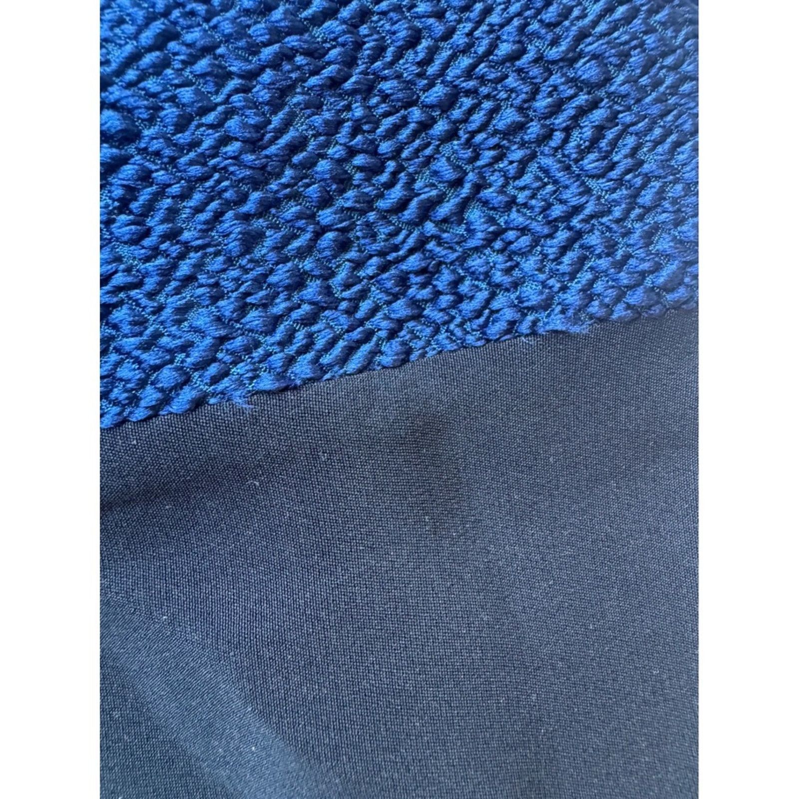 Closet London PAPER LONDON Black Blue Textured Sleeveless Maxi Dress Size M / US 6-8 / IT 42-44 - 7 Thumbnail