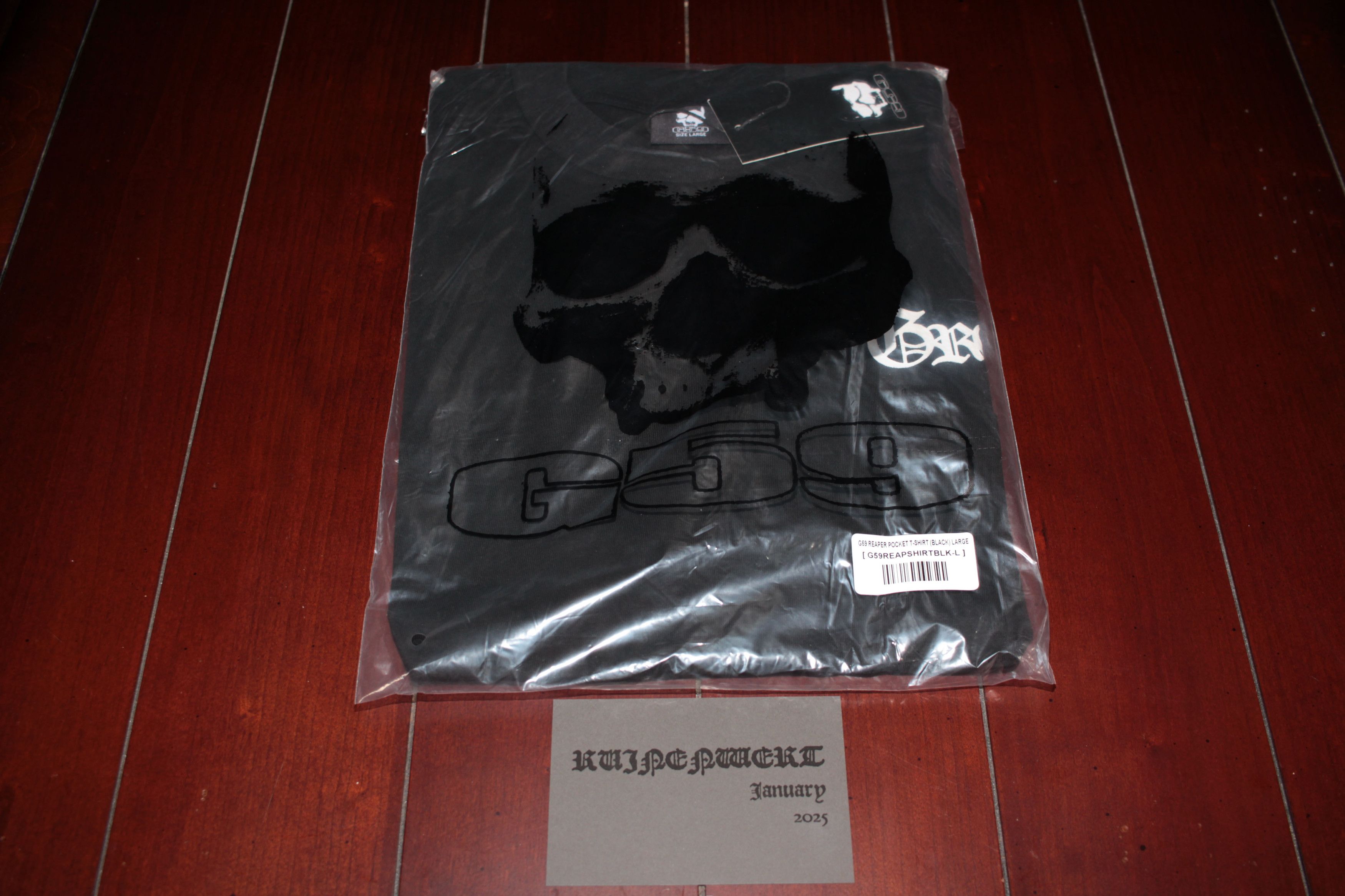 G59 Records G59 RECORDS / $UICIDEBOY$ - REAPER Pocket T-Shirt Size US L / EU 52-54 / 3 - 9 Thumbnail