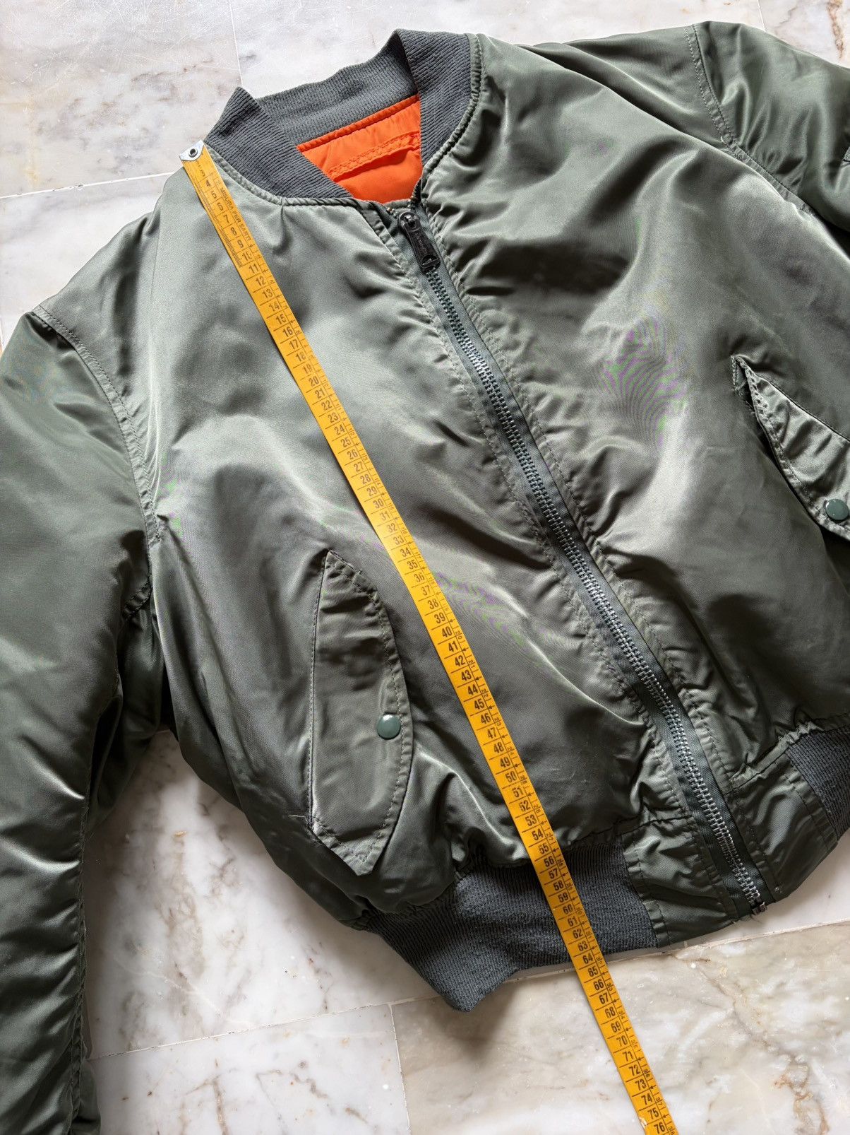 Alpha Industries Vintage '80s Alpha Industries MA-1 *IDEAL Zipper
