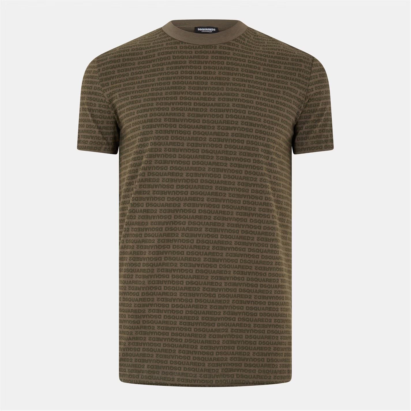 Dsquared2 o1g2r1mq0426 All Over Logo T-Shirt in Miltary Green Size US S / EU 44-46 / 1 - 1 Thumbnail