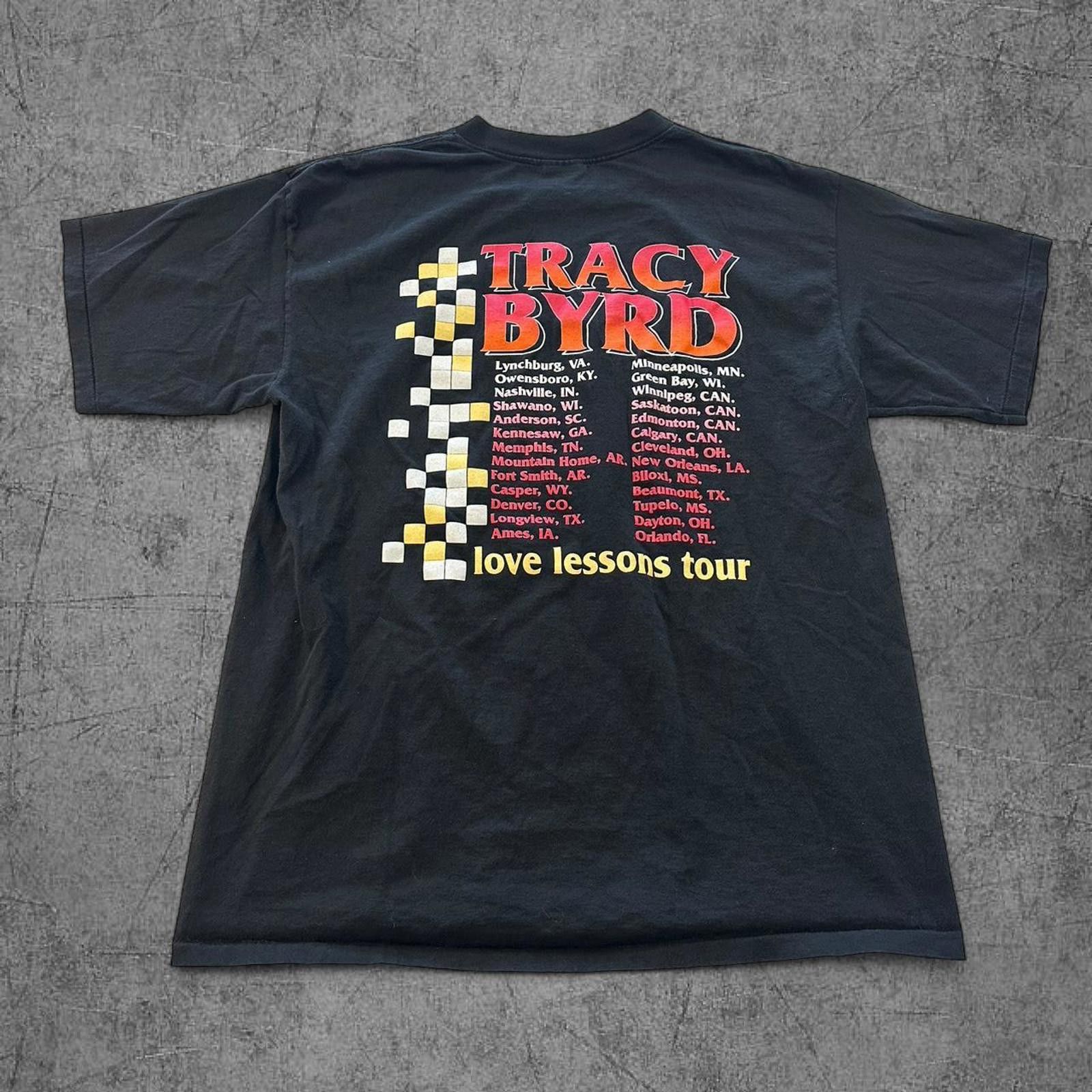 Band Tees 1995 Tracy Byrd Love Lessons Tour Tee Size US XL / EU 56 / 4 - 6 Thumbnail