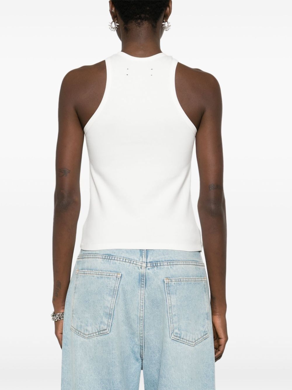 Amiri o1orln1025 Arts District Logo-Print Tank Top in White Size XL / US 12-14 / IT 48-50 - 4 Thumbnail
