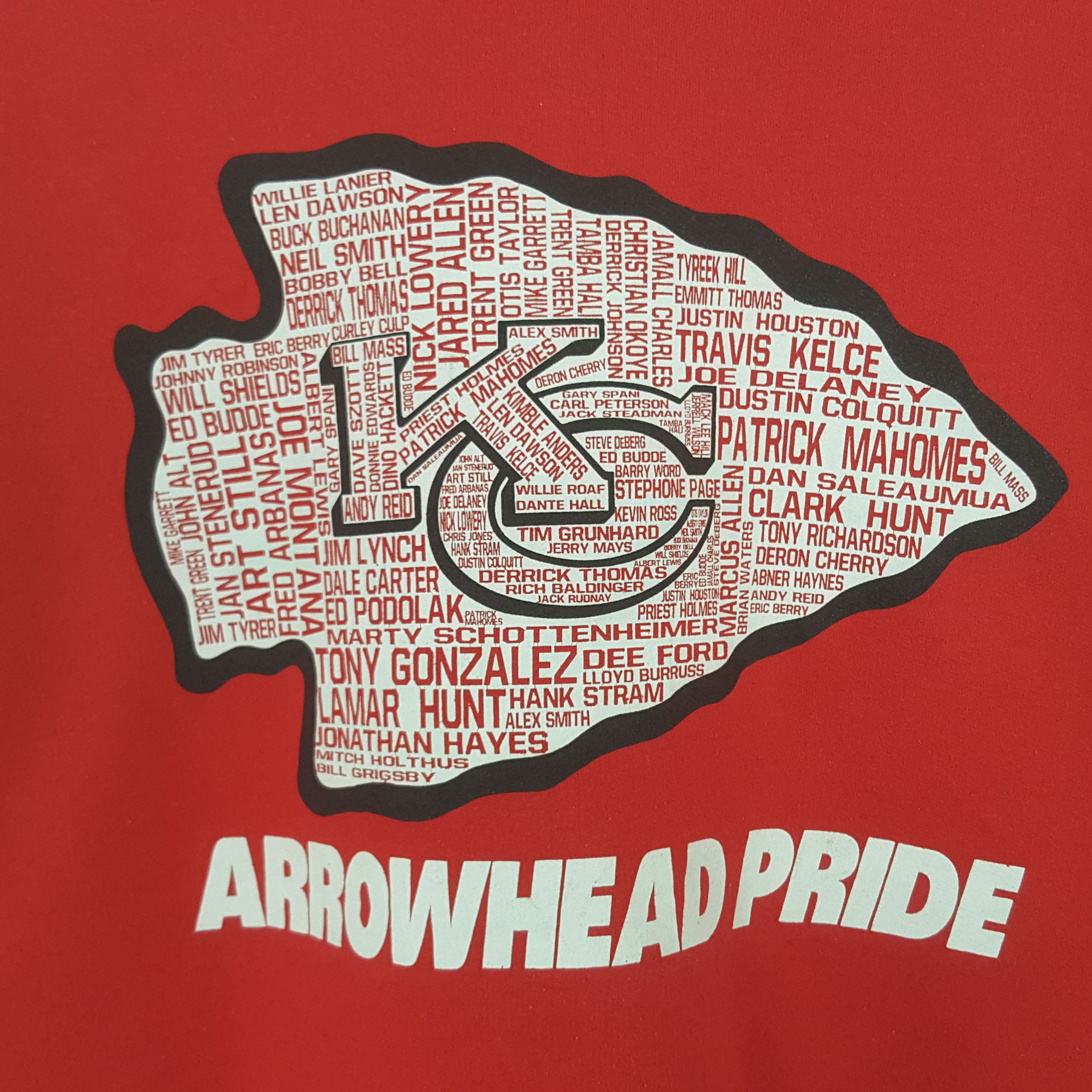 NFL × Vintage Vintage Kansas City Arrowhead Pride Football Team Sweatshirt Size US XL / EU 56 / 4 - 2 Thumbnail