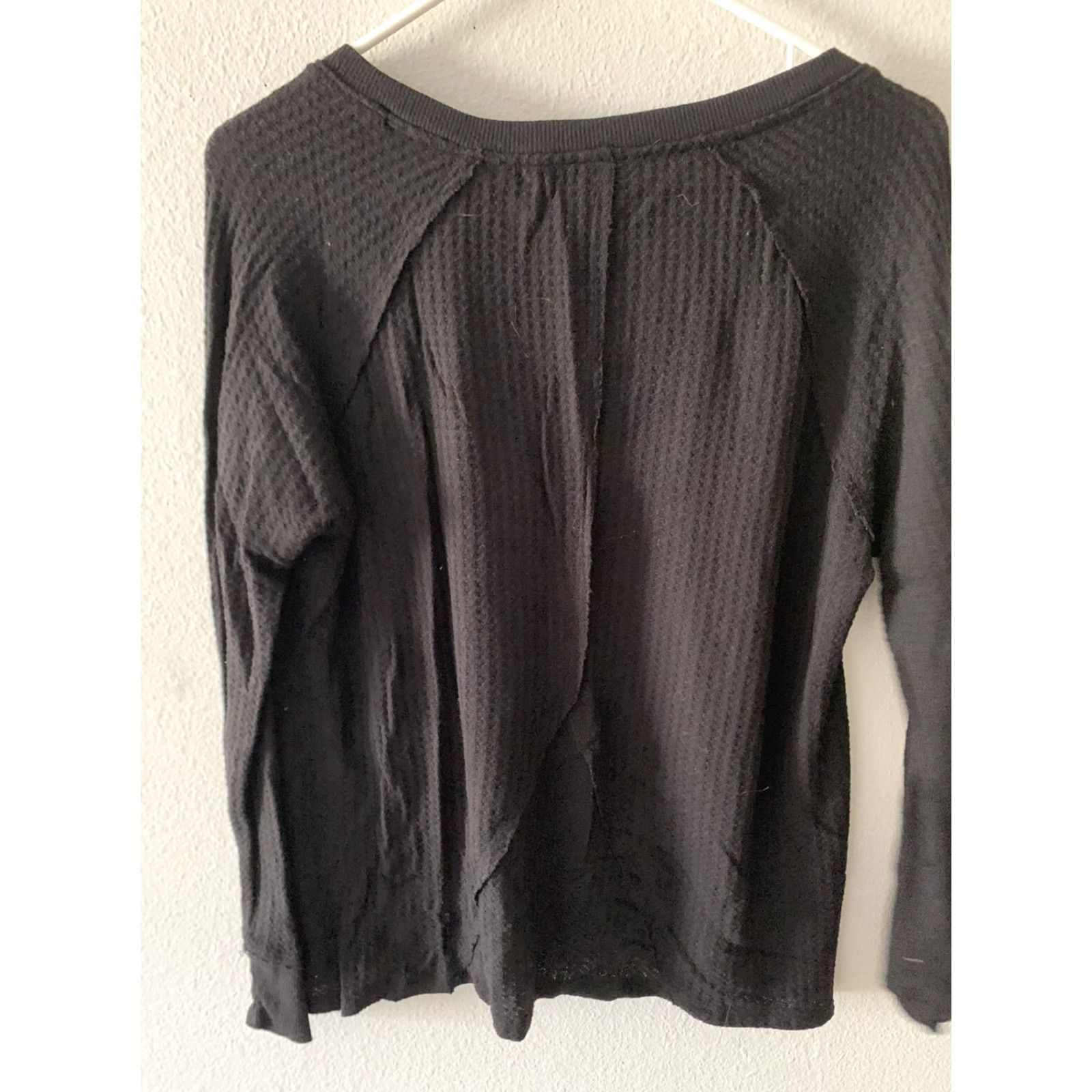 Calvin Klein Calvin Klein Women Black Kneck Long Sleeve Blouse Top Size Small Size S / US 4 / IT 40 - 3 Thumbnail