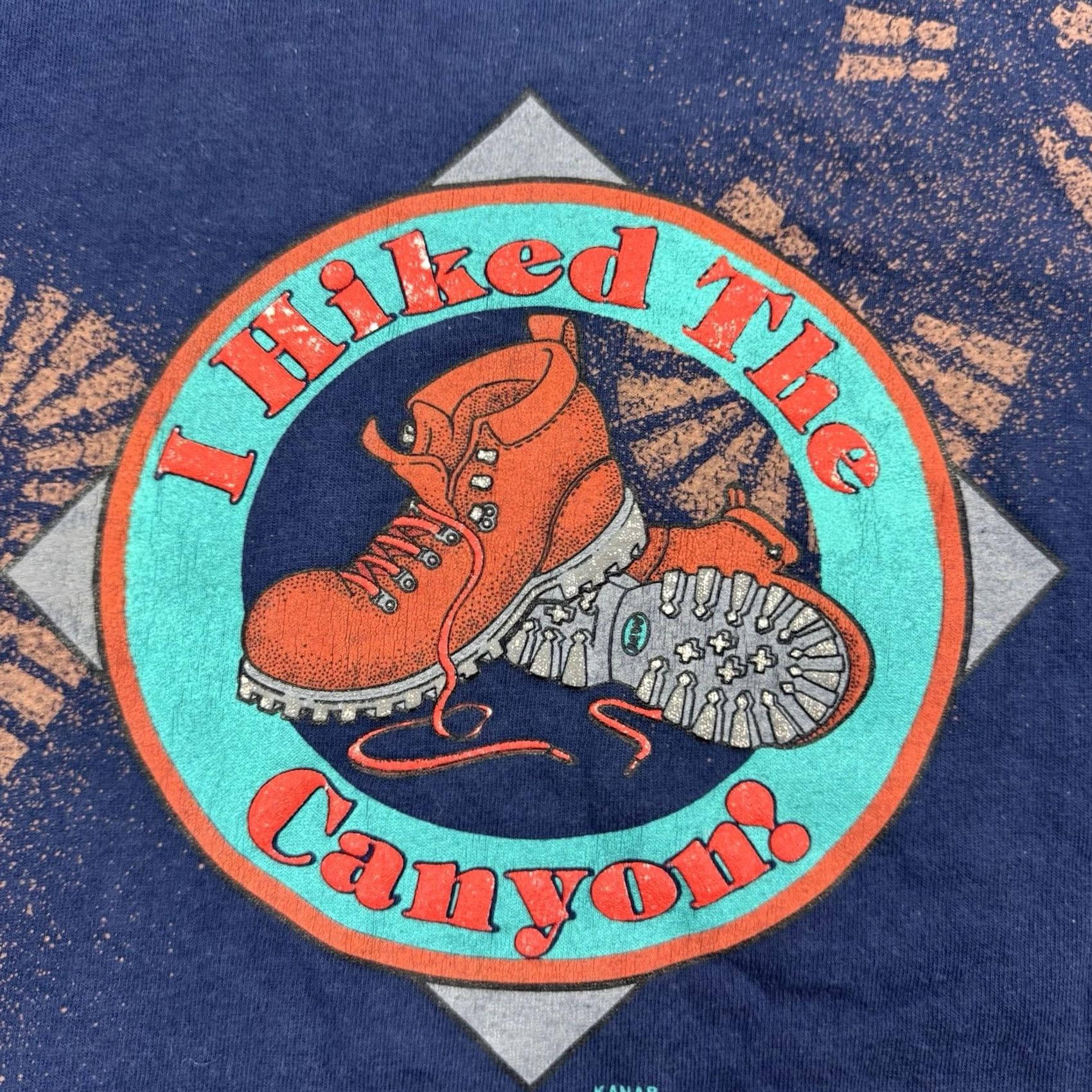Vintage VINTAGE Grand Canyon T Shirt Adult Large I Hiked The Canyon AOP 90s Park Travels Shirt Mens Blue 90s Nature USA Oneita"} Size US L / EU 52-54 / 3 - 4 Thumbnail