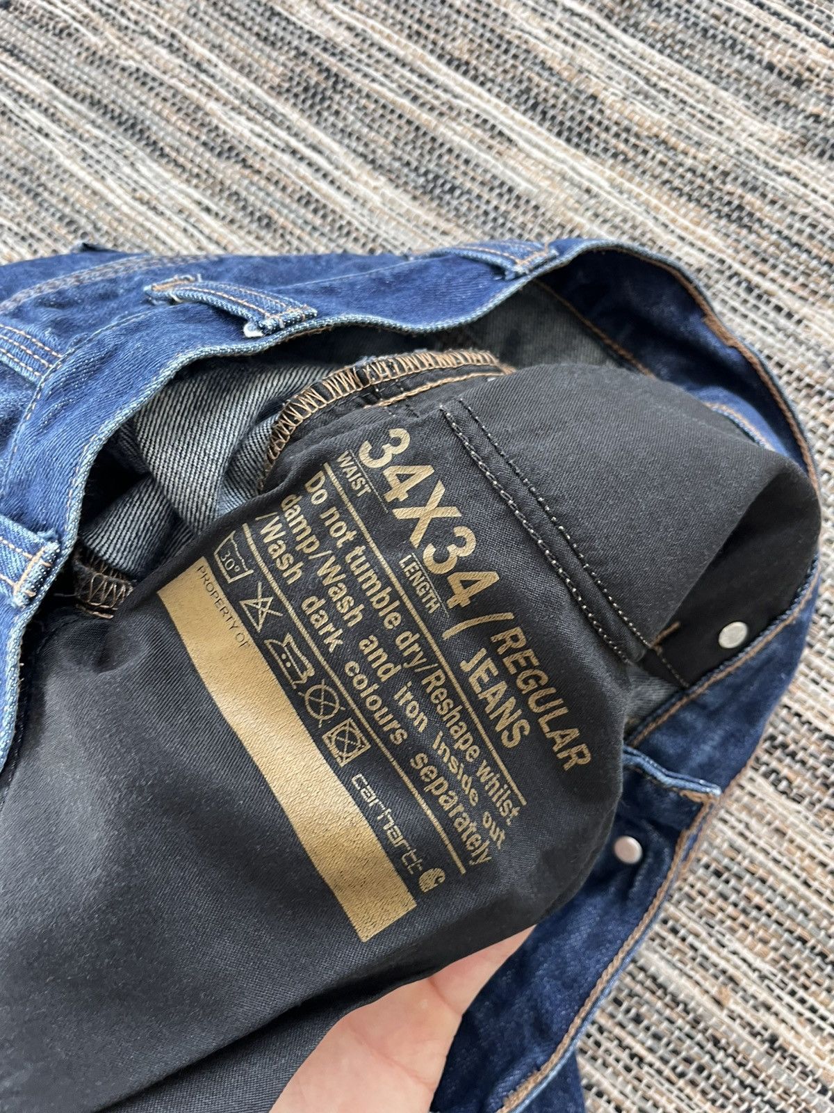 Carhartt 90s Vintage Carhartt Denim Distressed sk8 Regular Jeans Size US 34 / EU 50 - 24 Thumbnail
