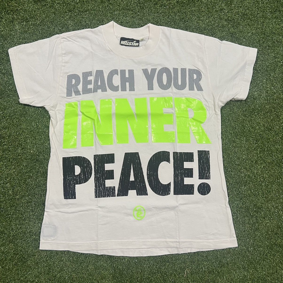 HELLSTAR Hellstar Inner Peace White/Green Tee Size Small Size US S / EU 44-46 / 1 - 1 Thumbnail