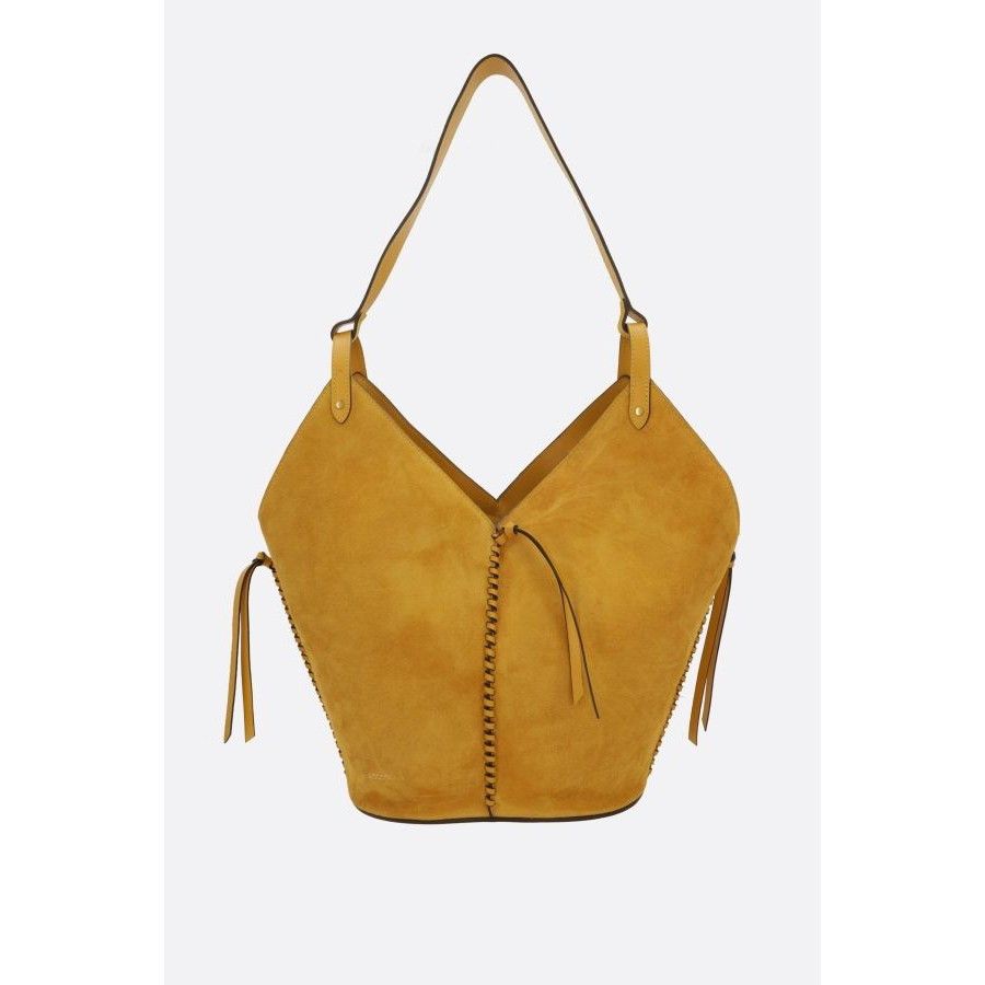 Isabel Marant ISABEL MARANT Saffron Yellow Tampa Suede Shopping Shoulder B Size ONE SIZE - 1 Thumbnail