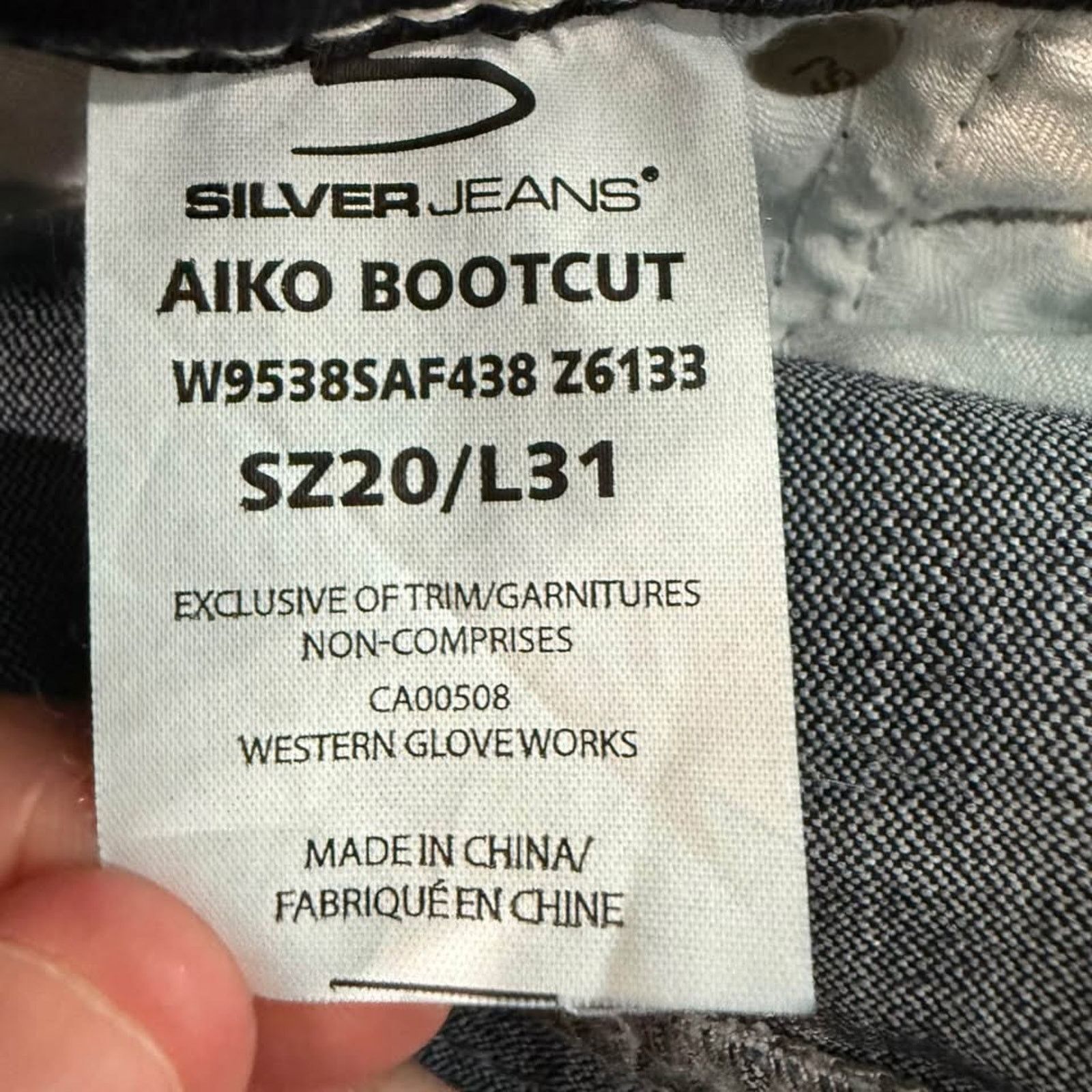 Silver Jeans Co. Silver Jeans NWT Aiko Bootcut Denim Women's W20xL31 Blue Size 42" / US 20 - 8 Thumbnail