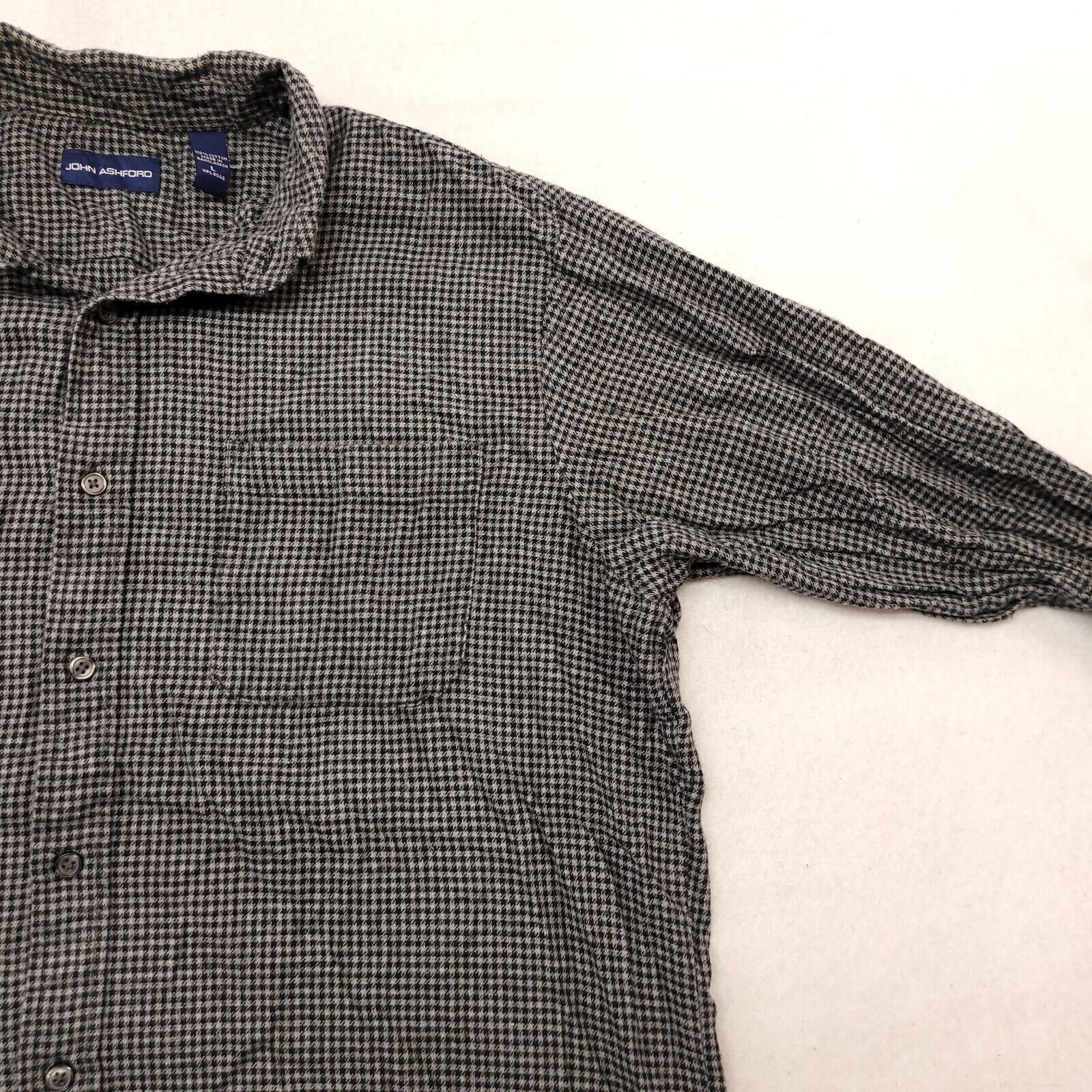 John Ashford John Ashford Button Up Shirt Adult Mens Size Large L Black Size US L / EU 52-54 / 3 - 4 Thumbnail