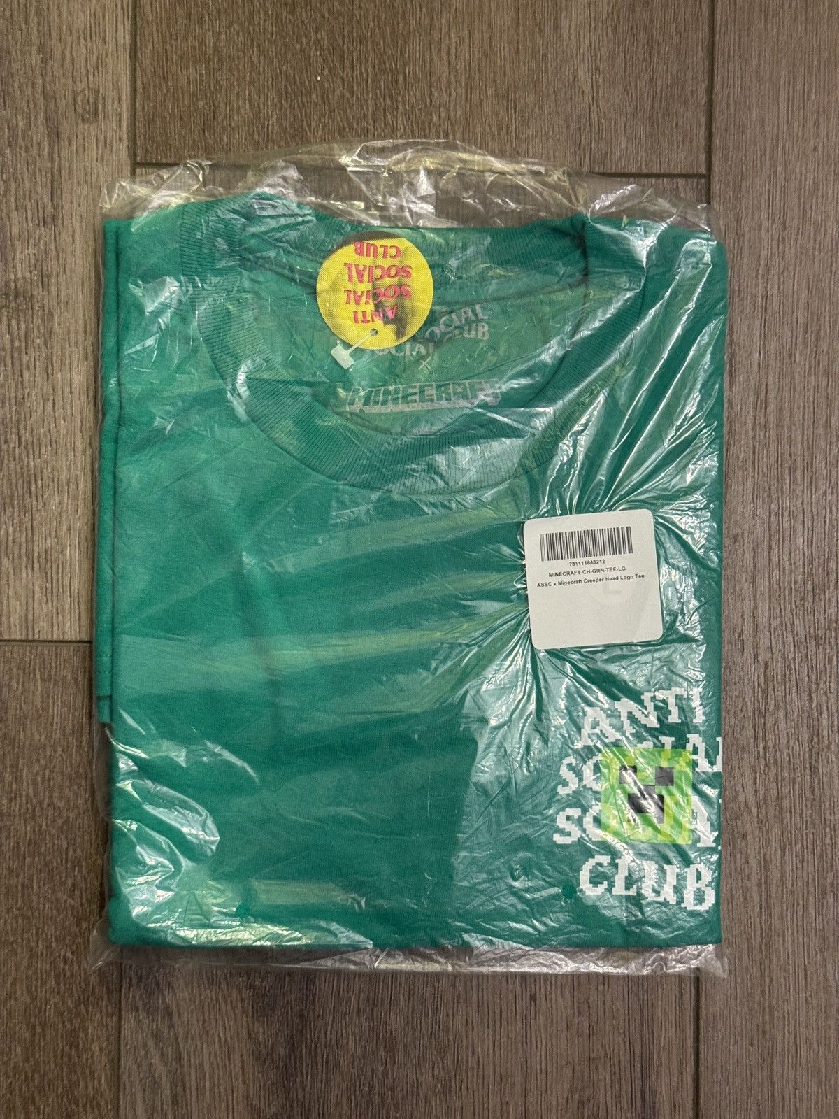 Anti Social Social Club Anti Social Social Club x Minecraft Creeper Head Logo Tee Size US L / EU 52-54 / 3 - 4 Thumbnail