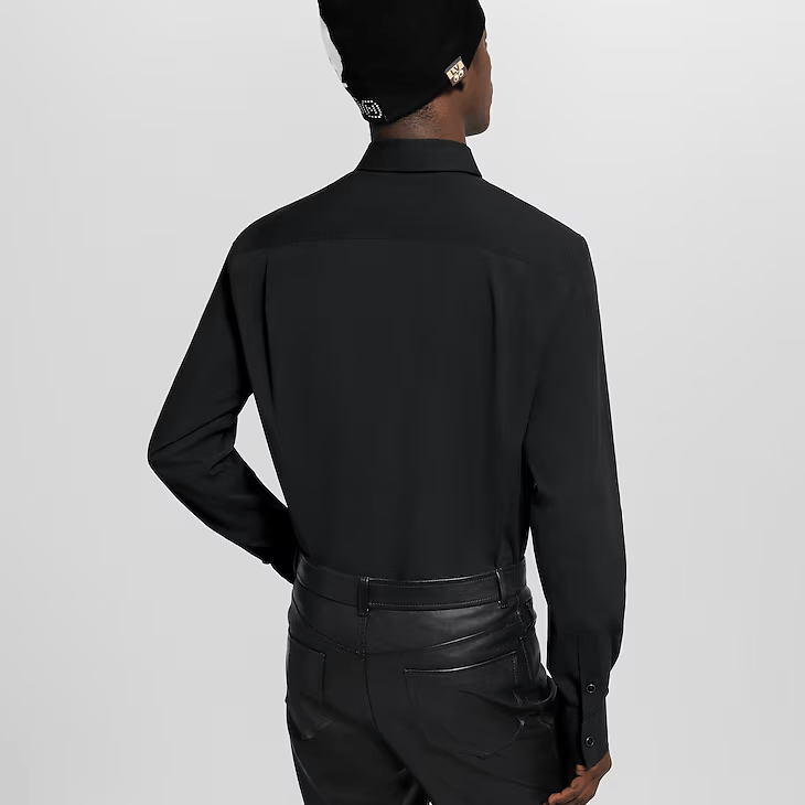 Louis Vuitton Embroidered Signature Long-Sleeved Shirt Size US M / EU 48-50 / 2 - 3 Thumbnail