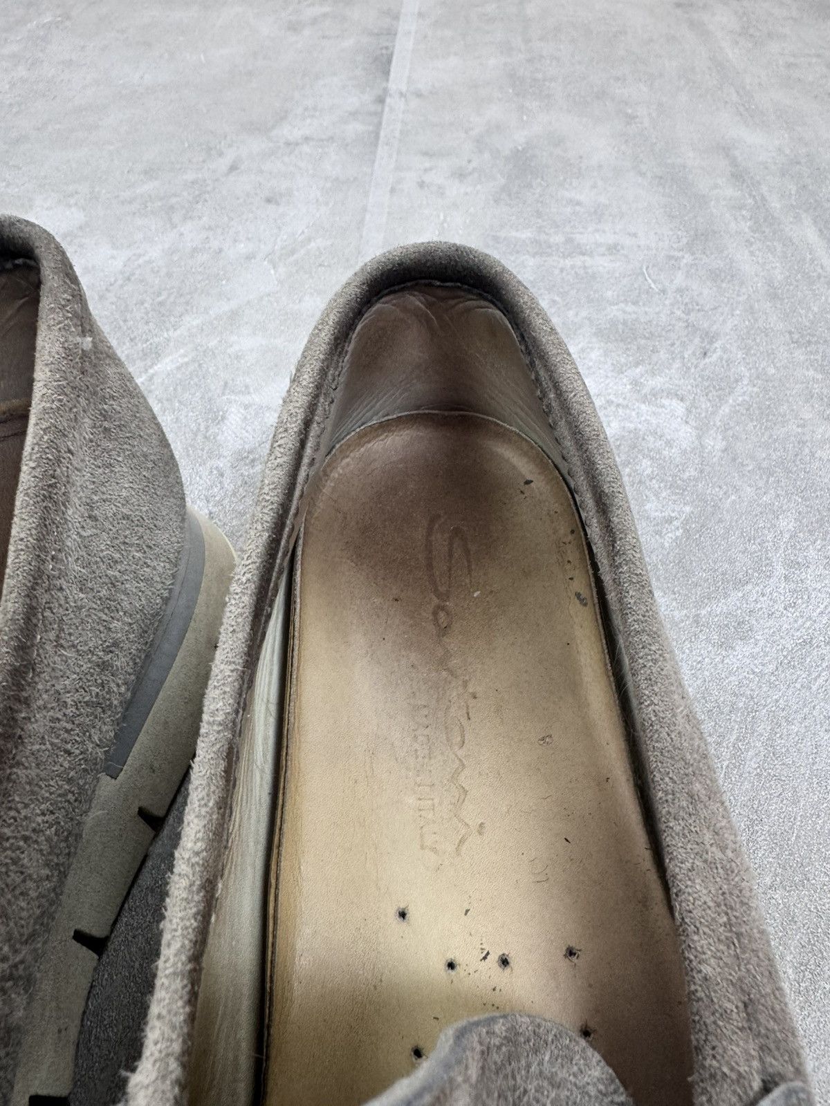 Santoni Santoni Women’s suede penny loafers size 37 1/2 Size US 7.5 / IT 37.5 - 6 Thumbnail