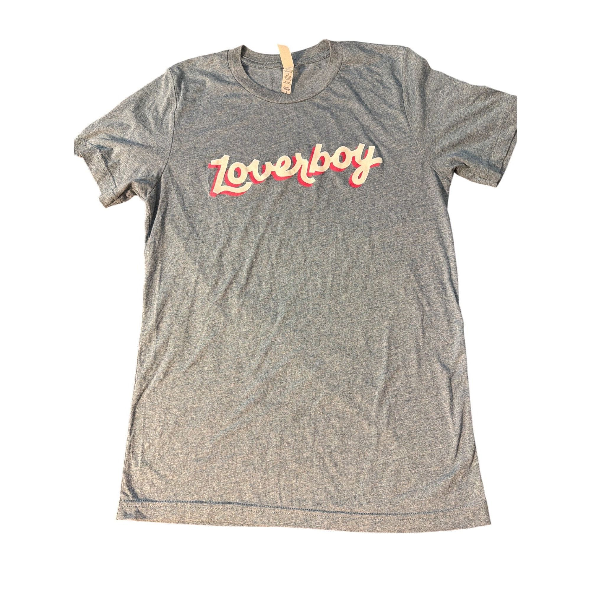 Other Bella Canvas Loverboy Graphic Heather Blue T Shirt Mariah Ca Size S / US 4 / IT 40 - 1 Thumbnail