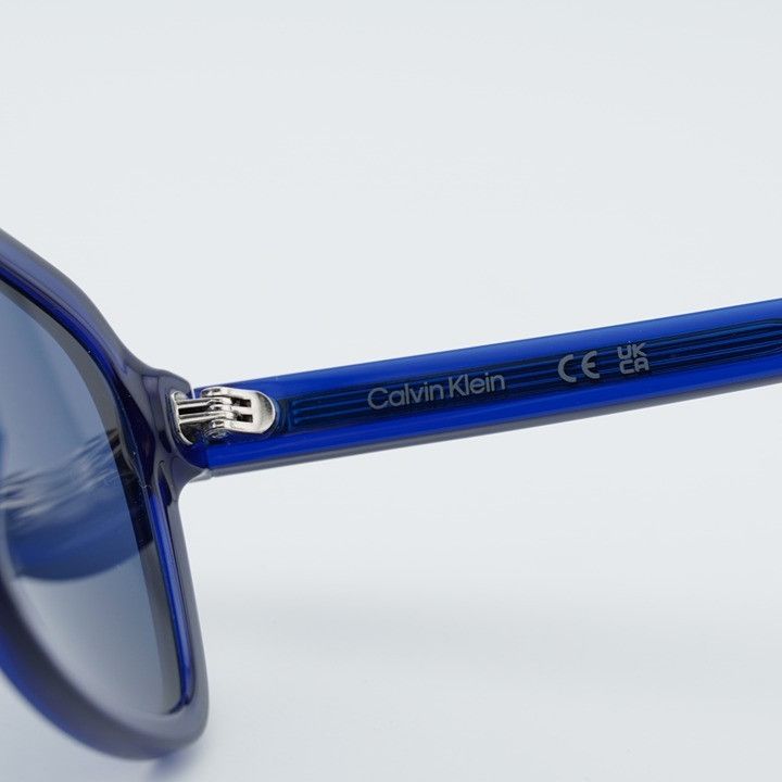 Calvin Klein Calvin Klein CK23533S 400 Men Sunglasses Blue Square Frame Size ONE SIZE - 3 Thumbnail