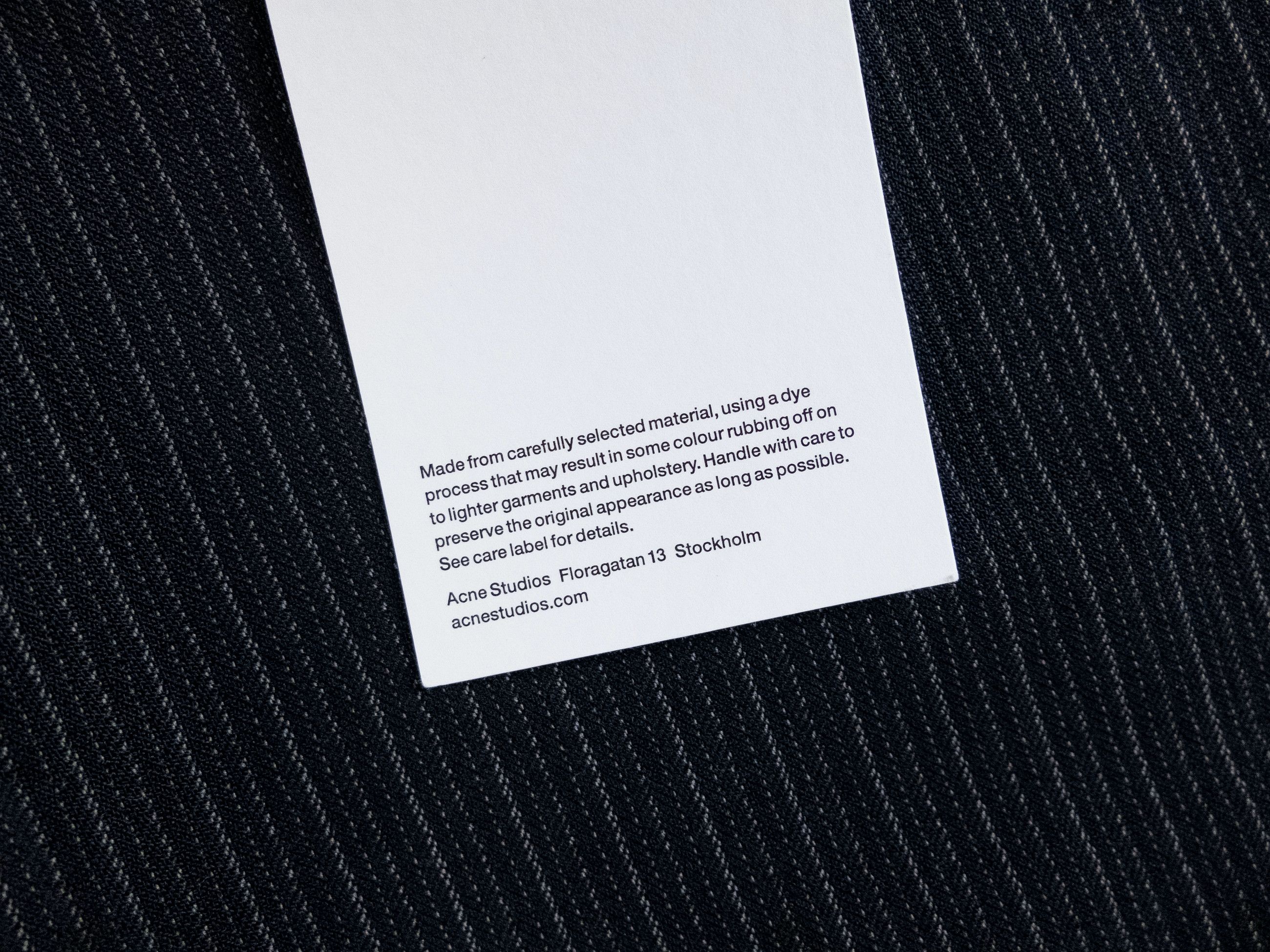 Acne Studios ACNE STUDIOS black striped wool mini skirt Size 6 US / 38 Size 28" / US 6 / IT 42 - 6 Thumbnail