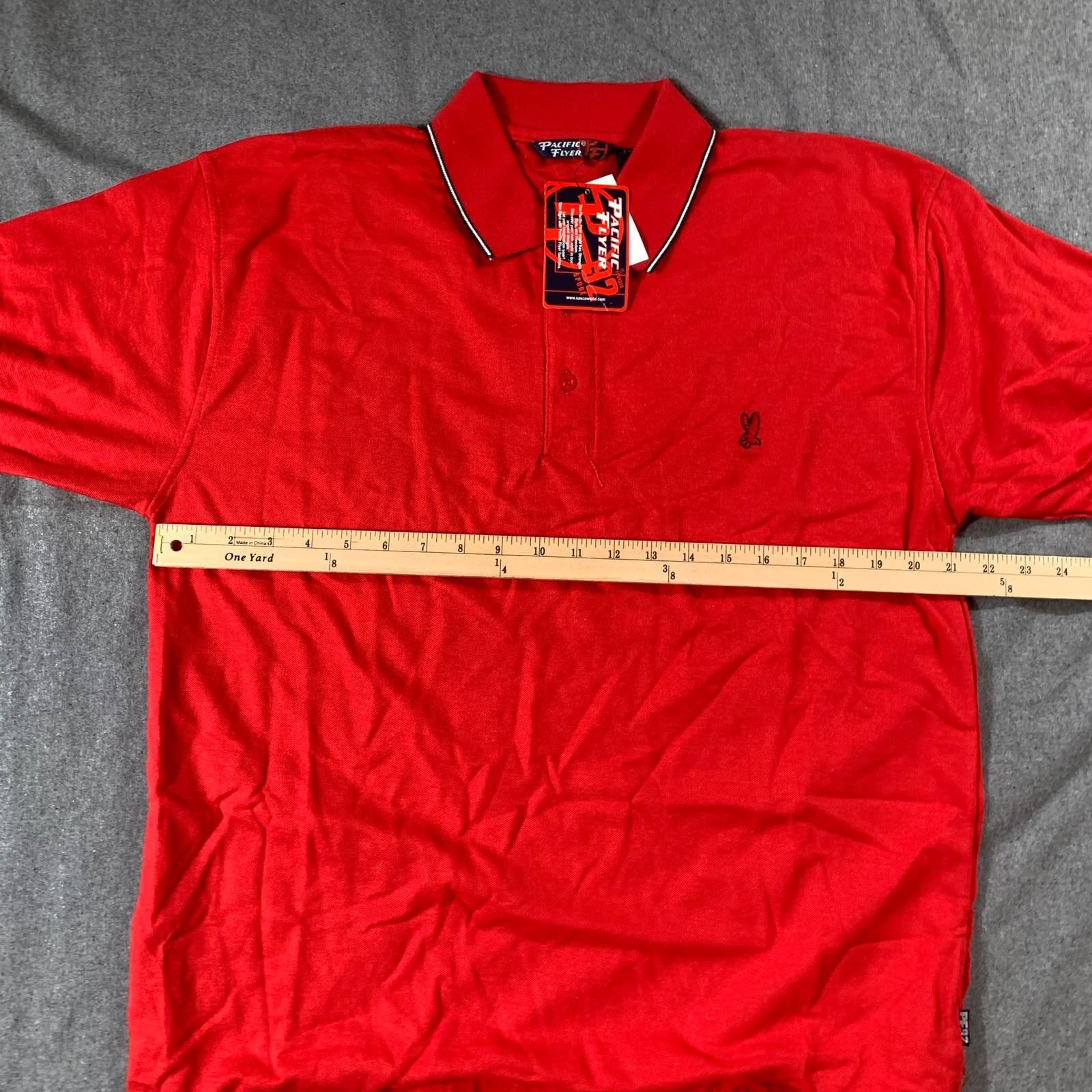 Other Pacific Flyer Shirt Adult Large Red Casual T Shirt Mens Size US L / EU 52-54 / 3 - 6 Thumbnail