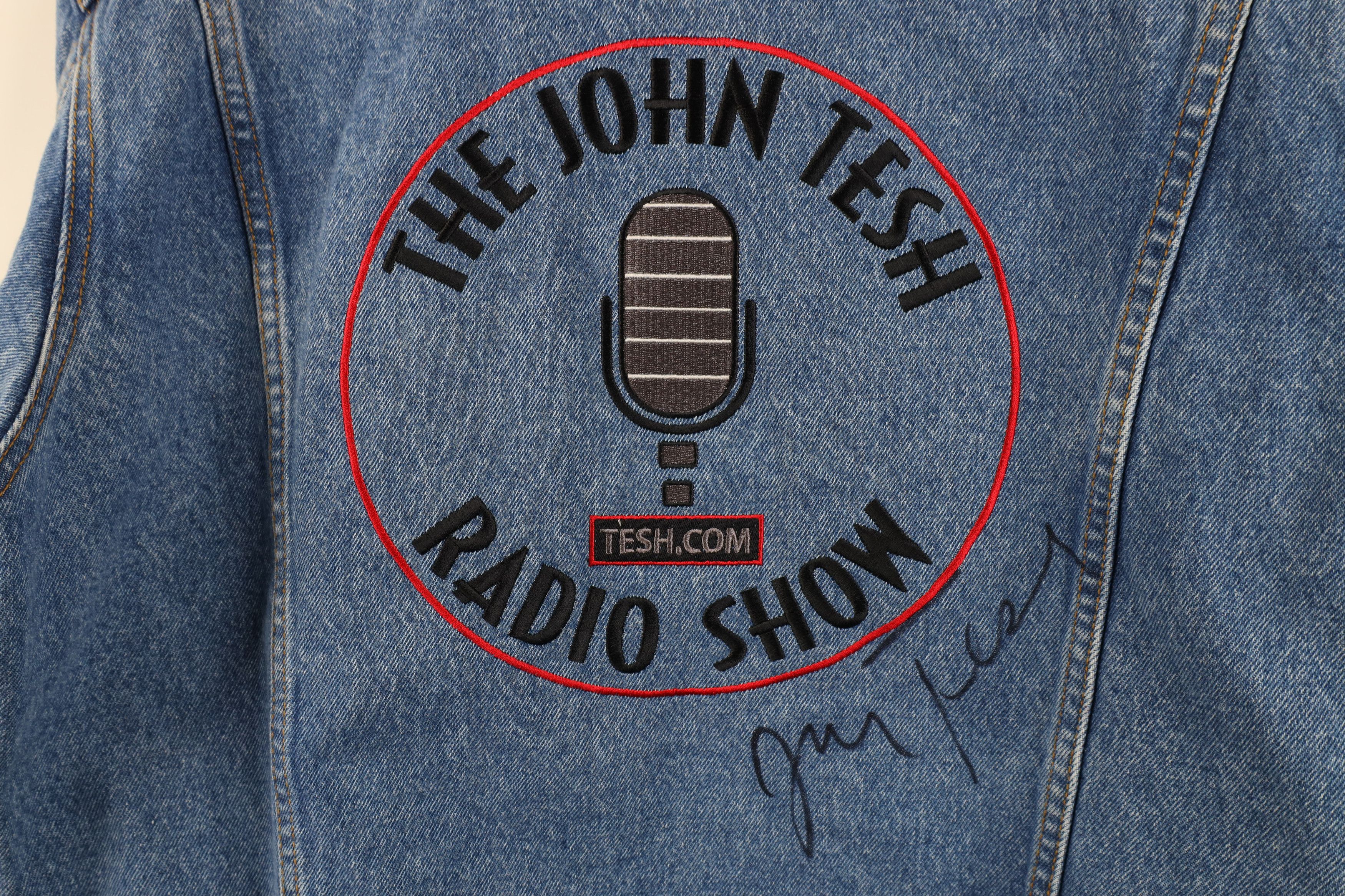 Vintage Vintage 90s Y2K The John Tesh Radio Show Denim Jacket Size US L / EU 52-54 / 3 - 11 Thumbnail